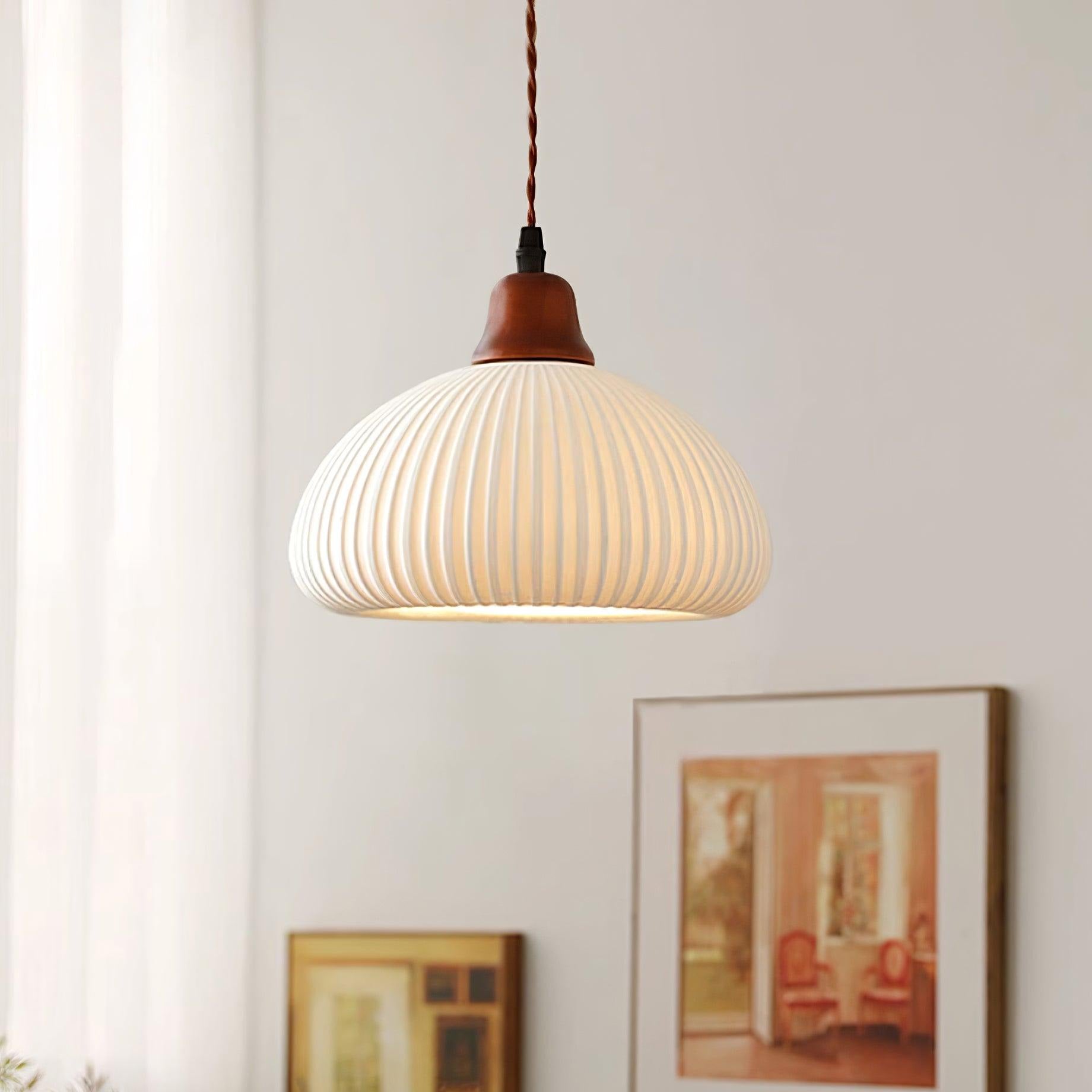 Claire Ceramic Pendant Lights - Neutralighting
