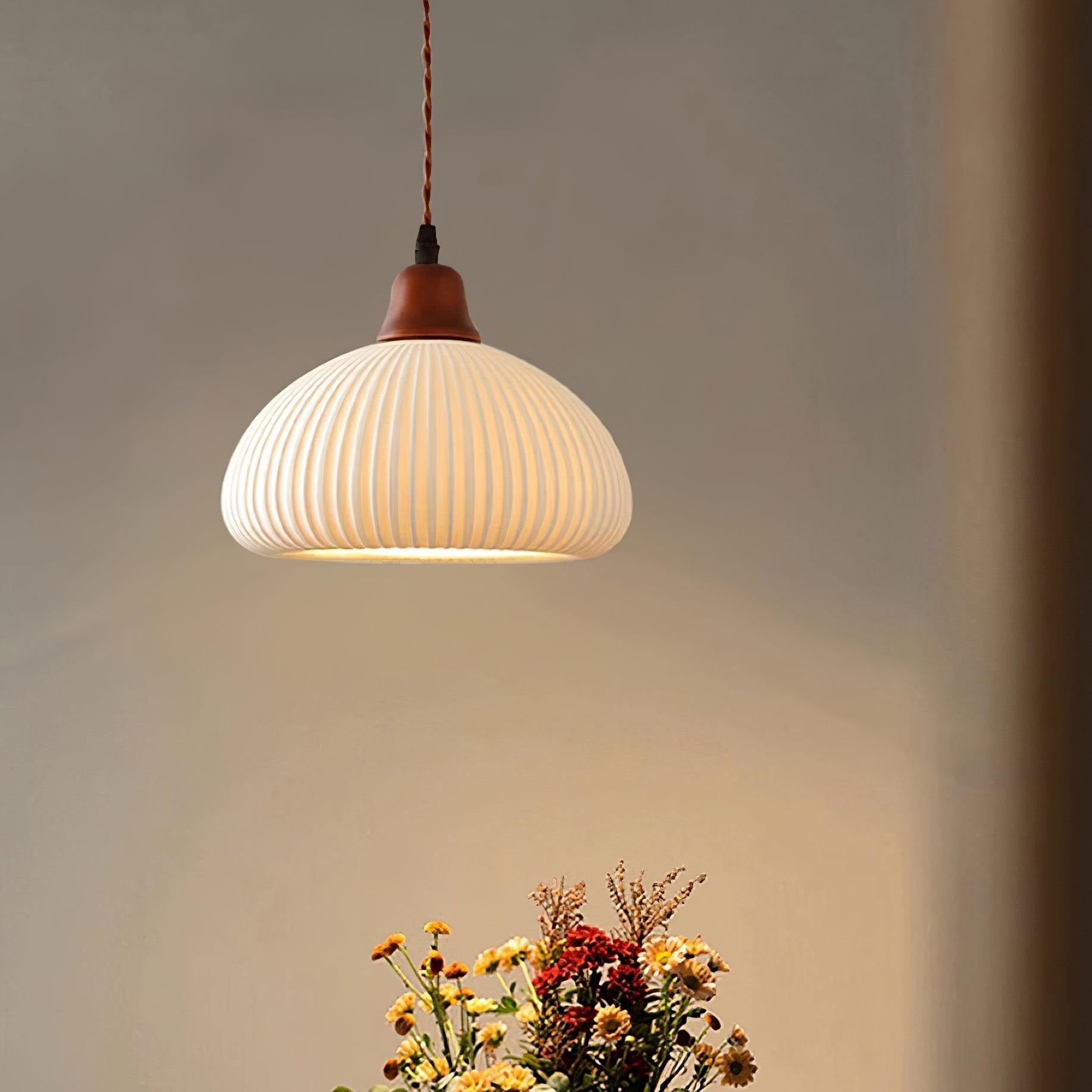 Claire Ceramic Pendant Lights - Neutralighting