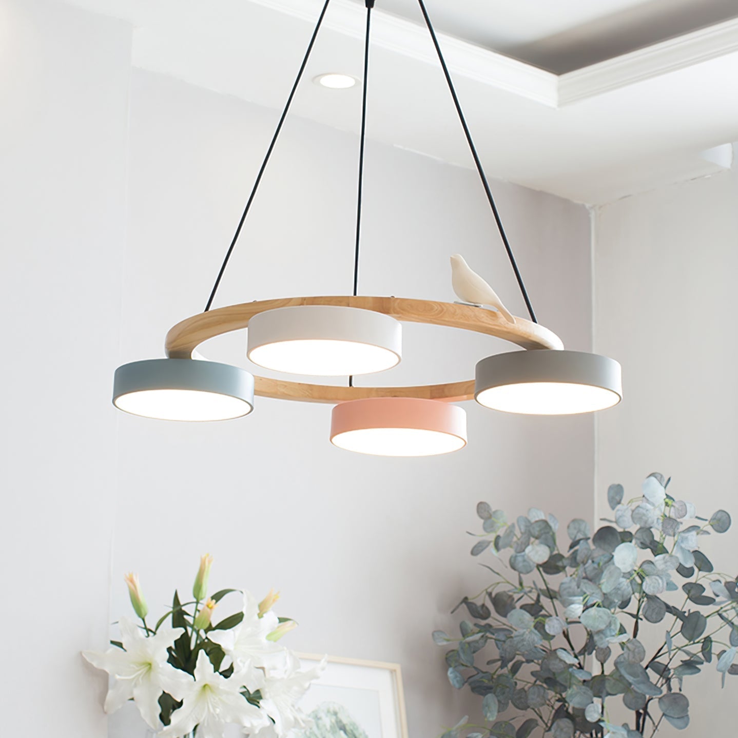 Cliff Chandelier Bird Round - Neutralighting