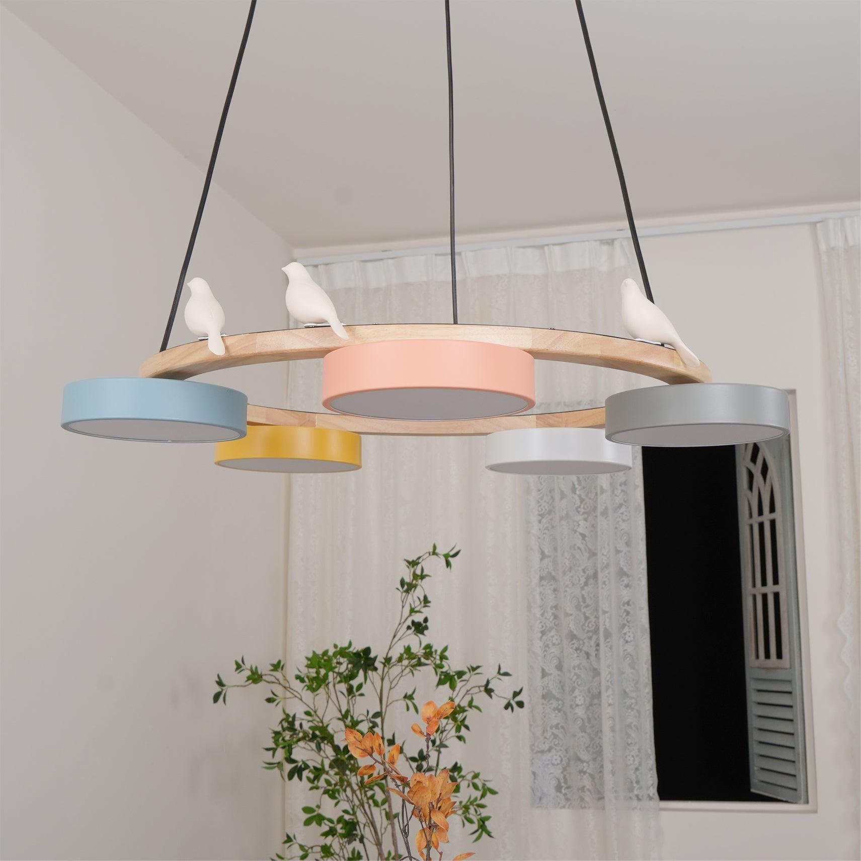 Cliff Chandelier Bird Round - Neutralighting