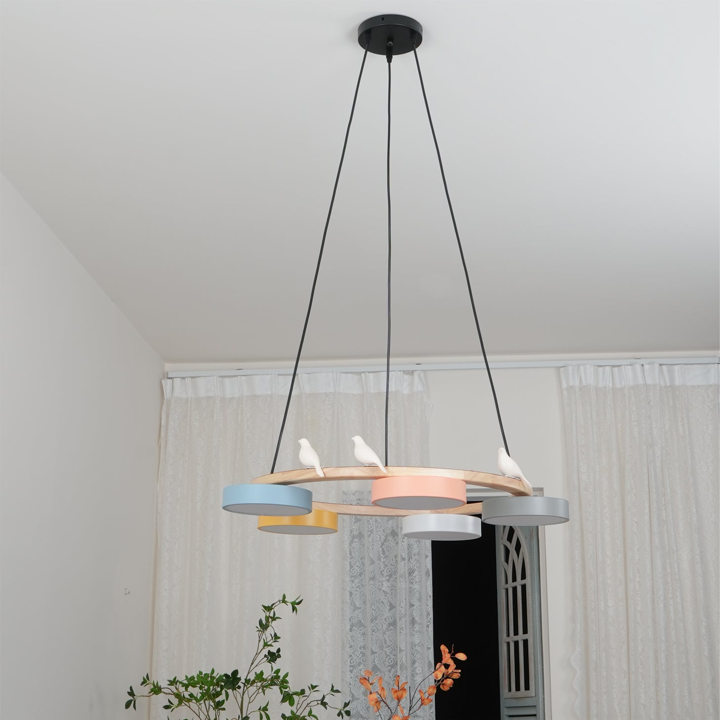 Cliff Chandelier Bird Round - Neutralighting