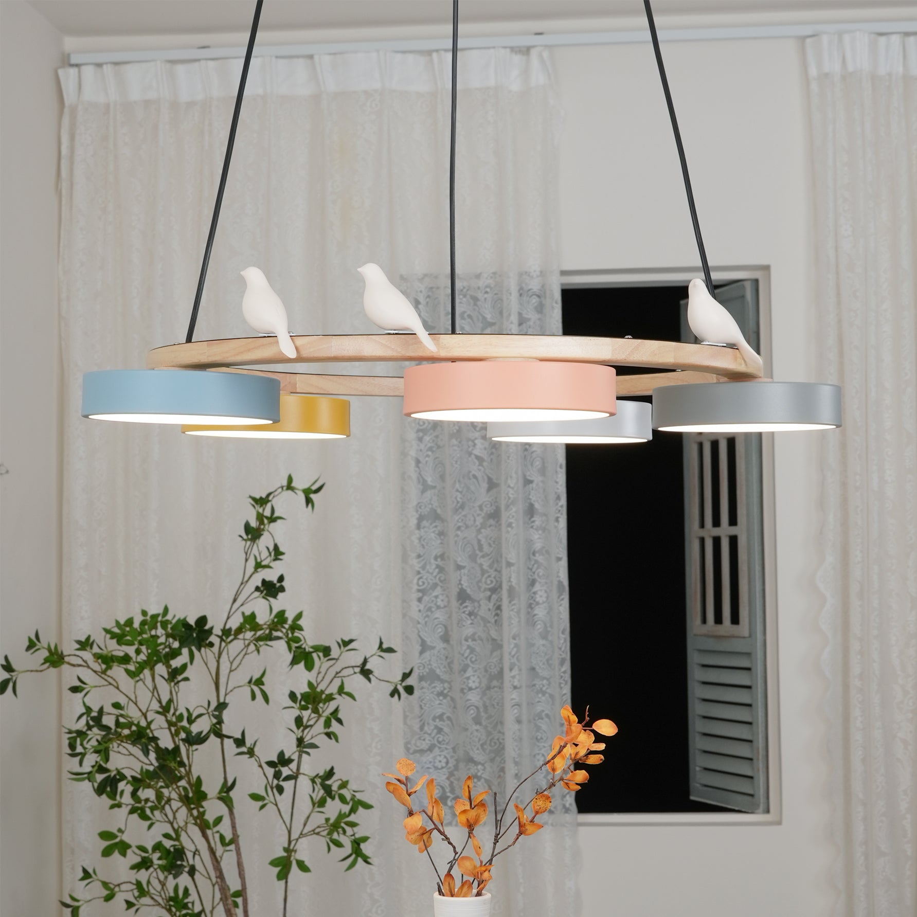 Cliff Chandelier Bird Round - Neutralighting