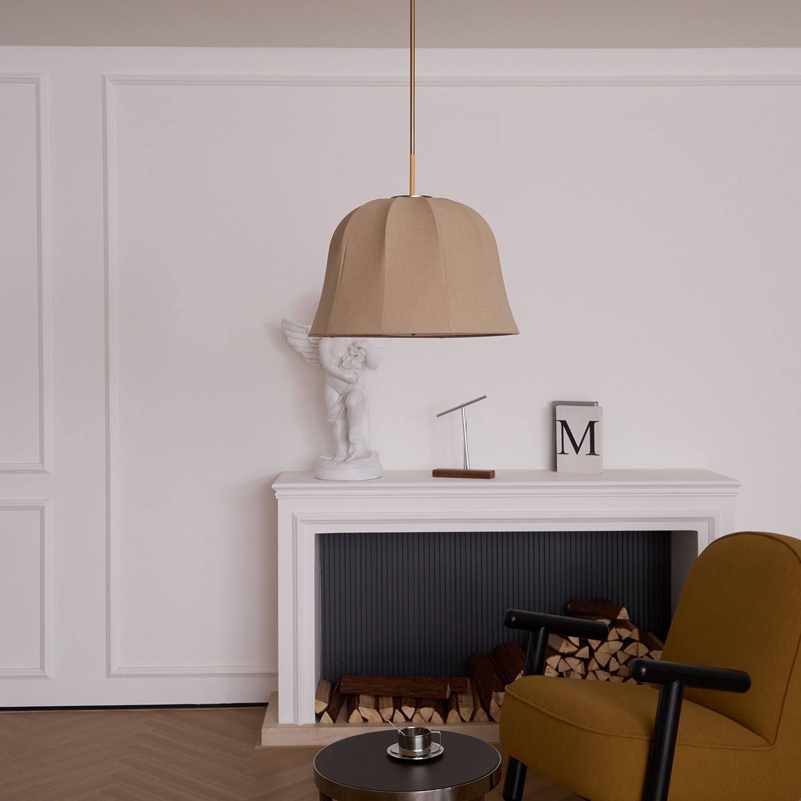 Tala Pendant Light Bell Fabric Line - Neutralighting