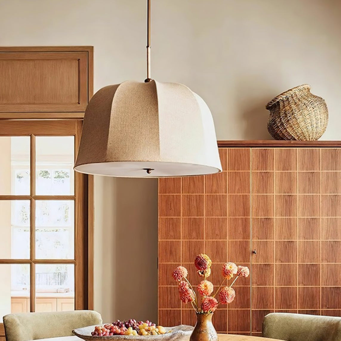 Tala Pendant Light Bell Fabric Line - Neutralighting