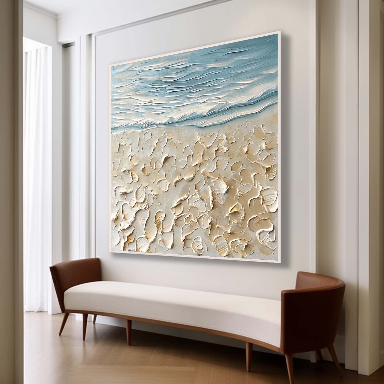Plaster Art Texture Painting SG290 - Neutralighting