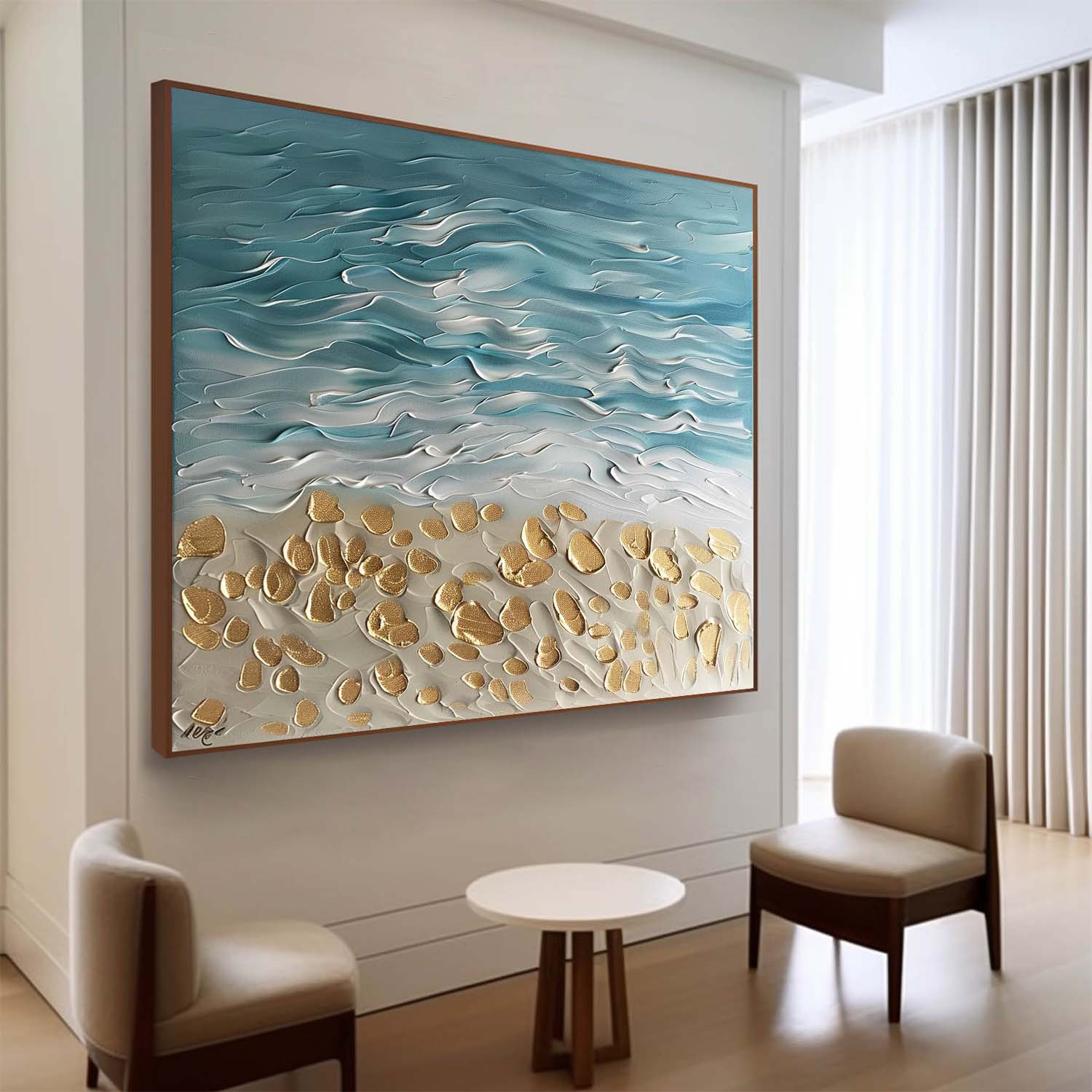 Plaster Art Texture Painting SG288 - Neutralighting