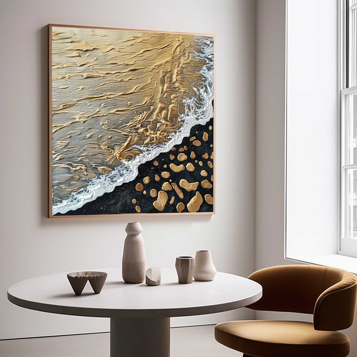 Plaster Art Texture Painting SG284 - Neutralighting
