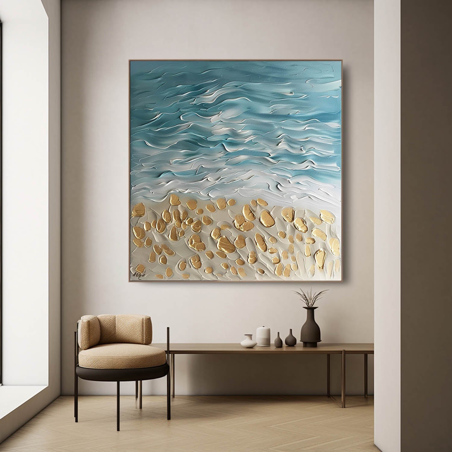 Plaster Art Texture Painting SG288 - Neutralighting