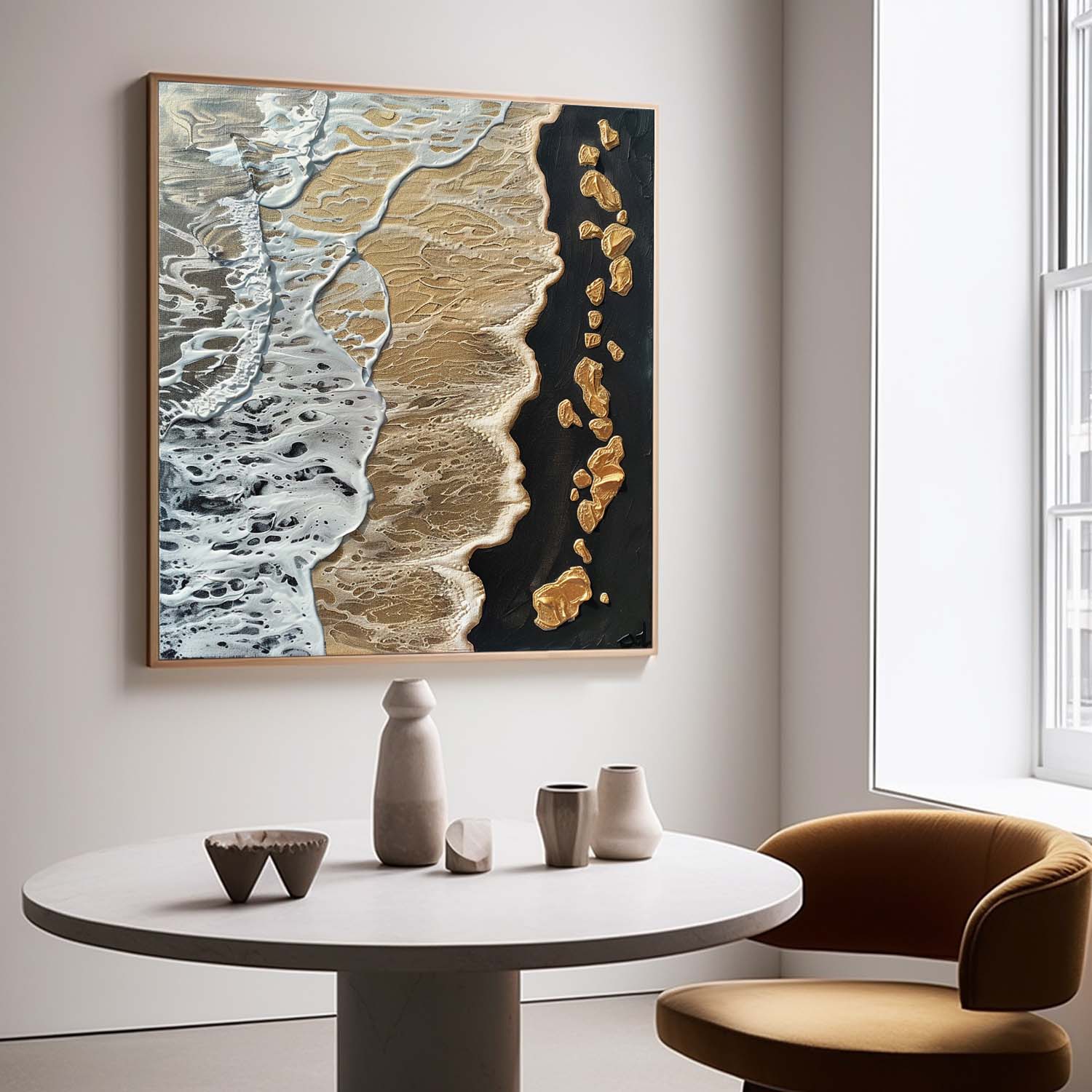 Plaster Art Texture Painting SG286 - Neutralighting