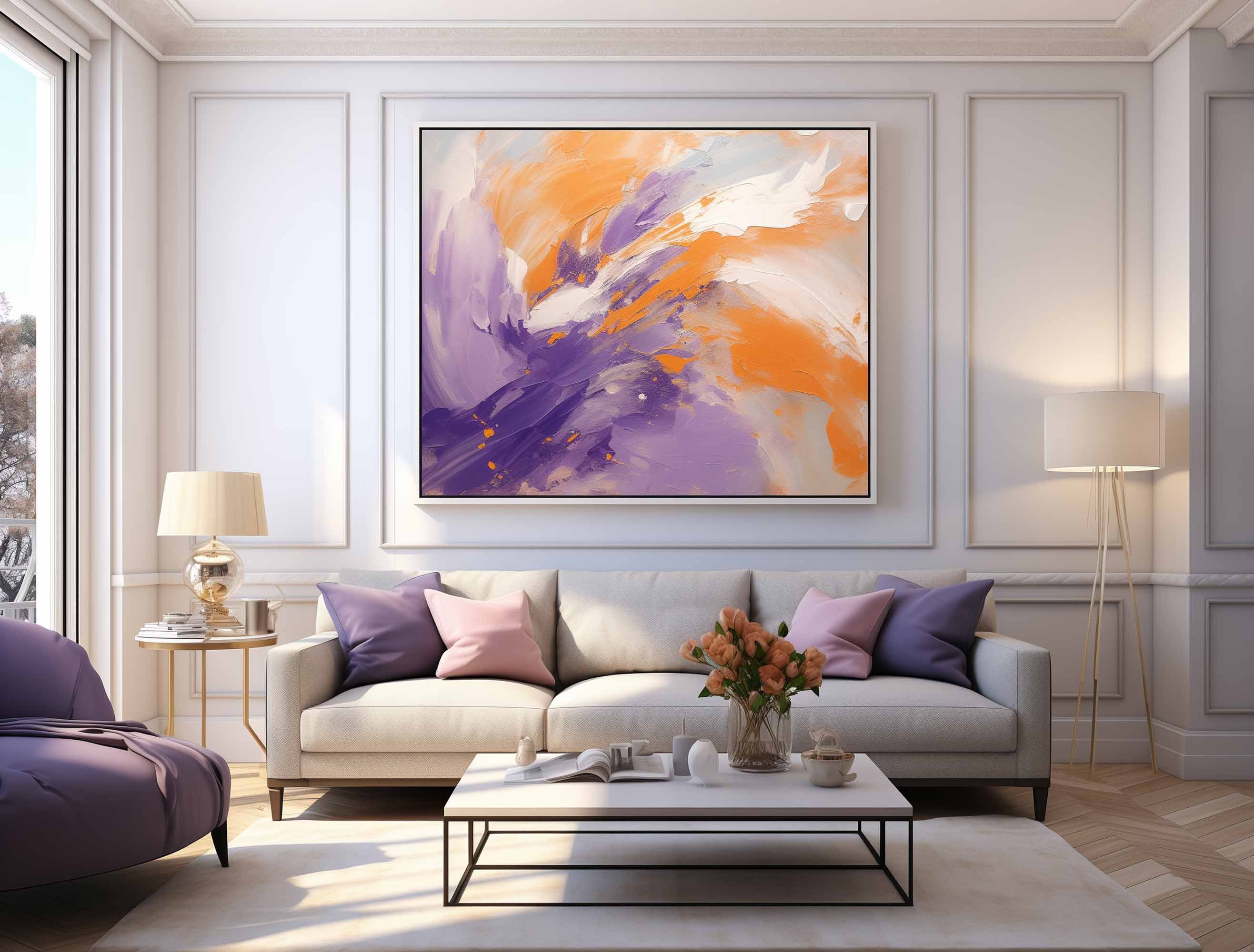 Wall Art Fluid Dynamic Swirls Abstract Energy