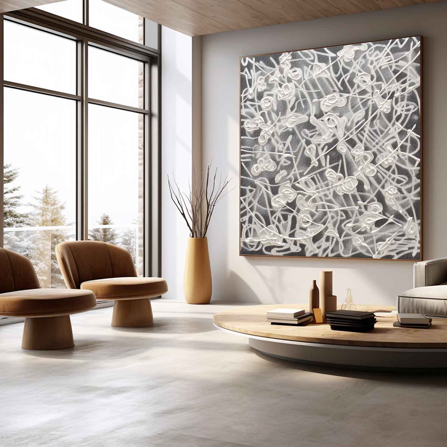 Abstract Expressionist Art AEA039 - Neutralighting