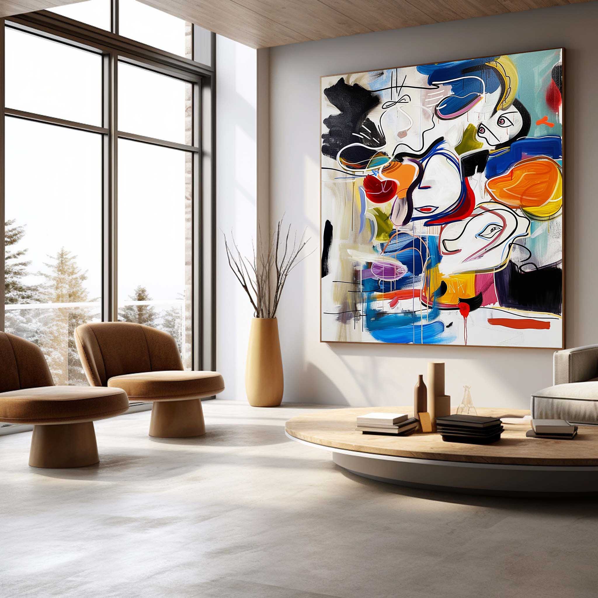 ABSTRACT GRAFFITI ART GA055 - Neutralighting