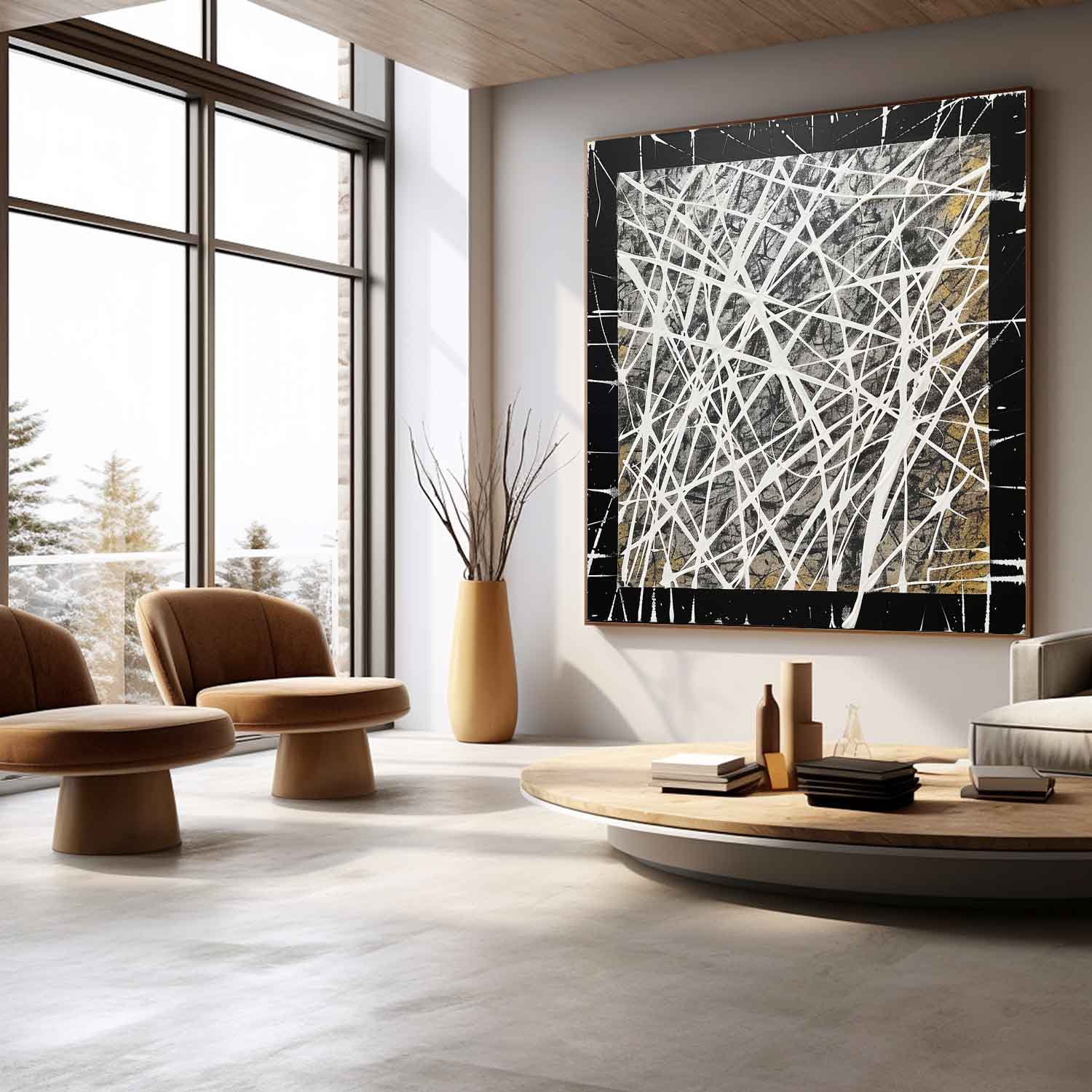 Abstract Expressionist Art AEA059 - Neutralighting