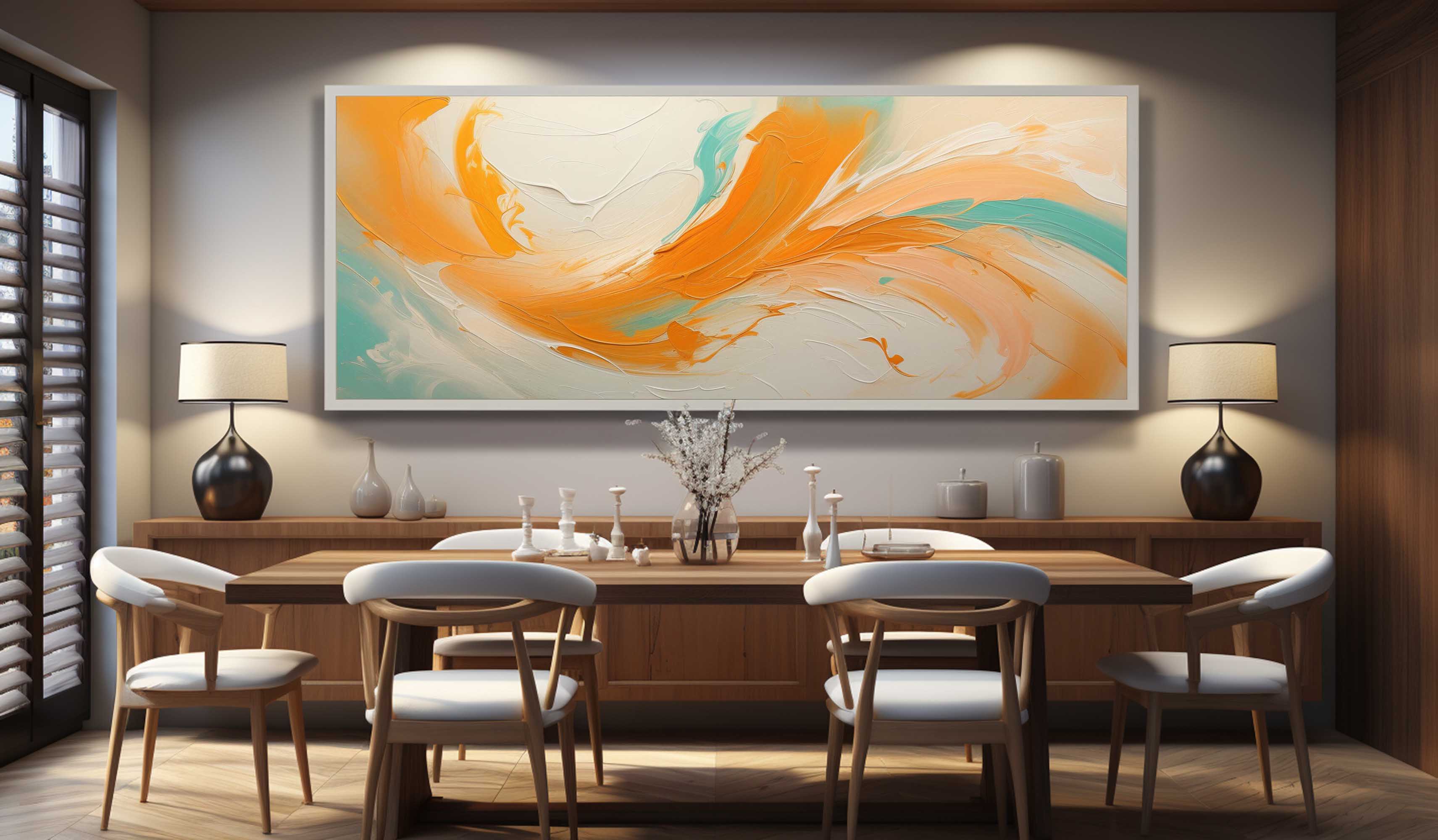 Wall Art Luminous Core Vibrant Energetic Chic
