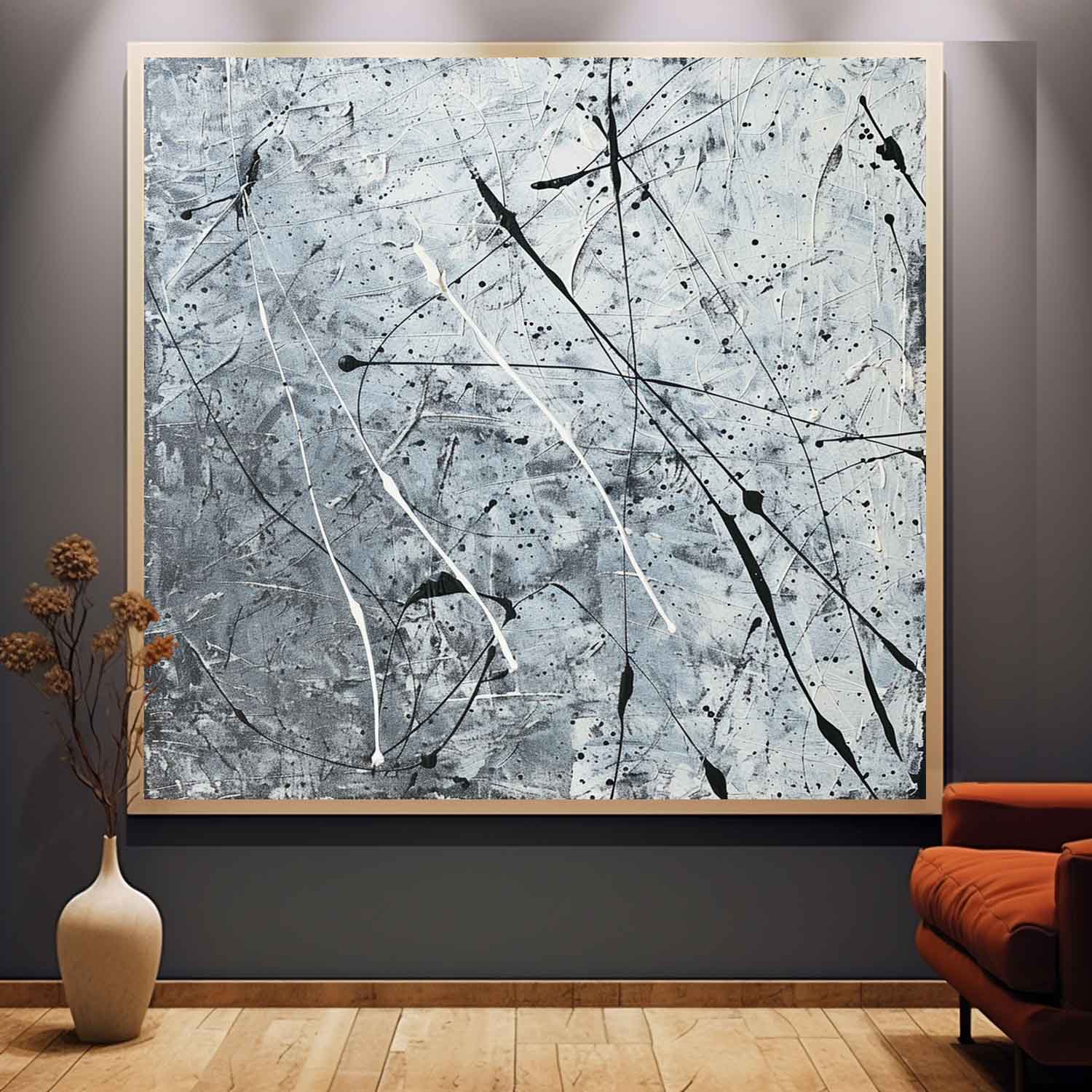 Abstract Expressionist Art AEA033 - Neutralighting