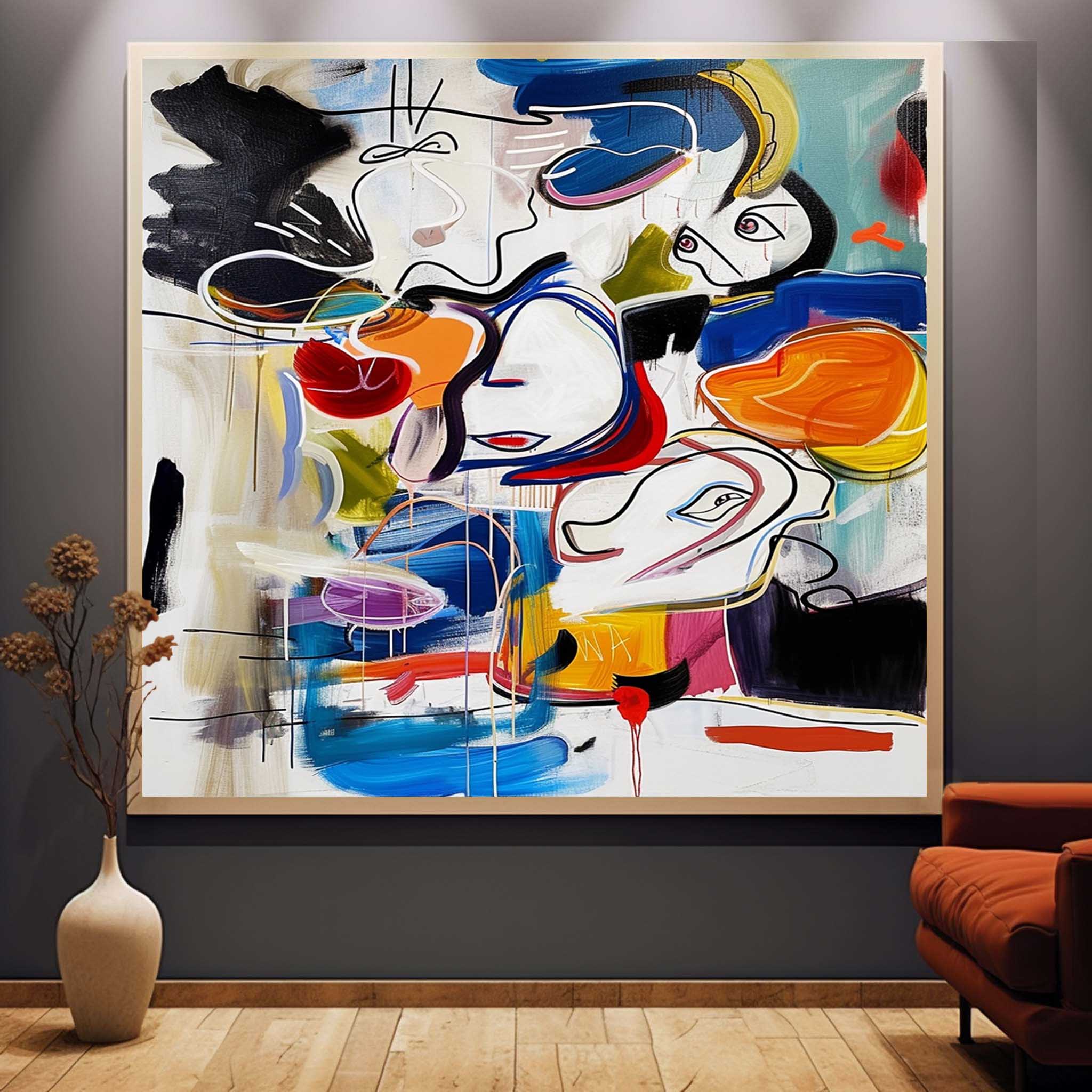 ABSTRACT GRAFFITI ART GA055 - Neutralighting