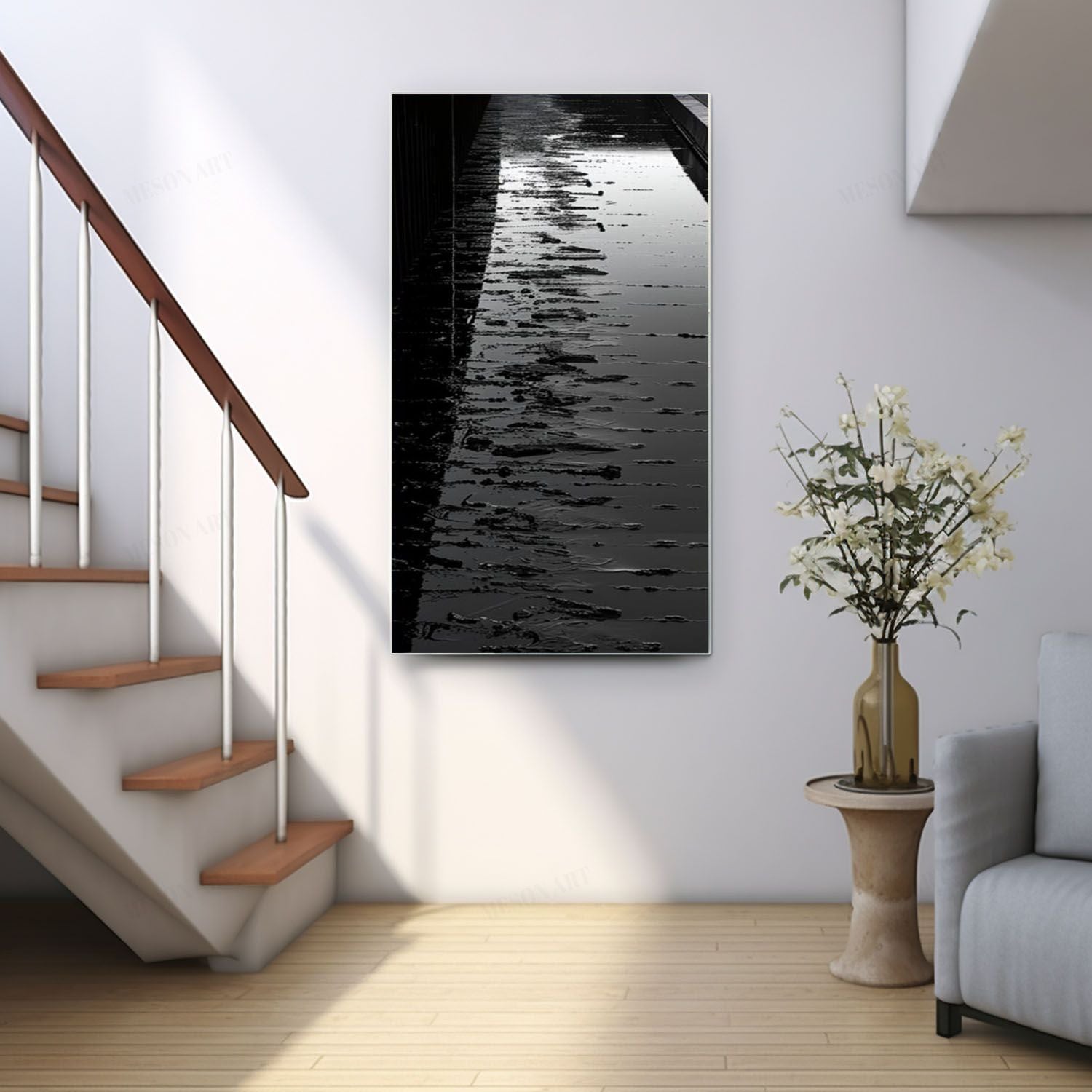 Plaster Art Texture Painting SG276 - Neutralighting