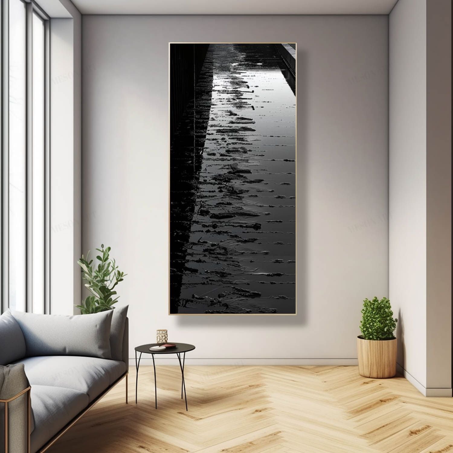 Plaster Art Texture Painting SG276 - Neutralighting