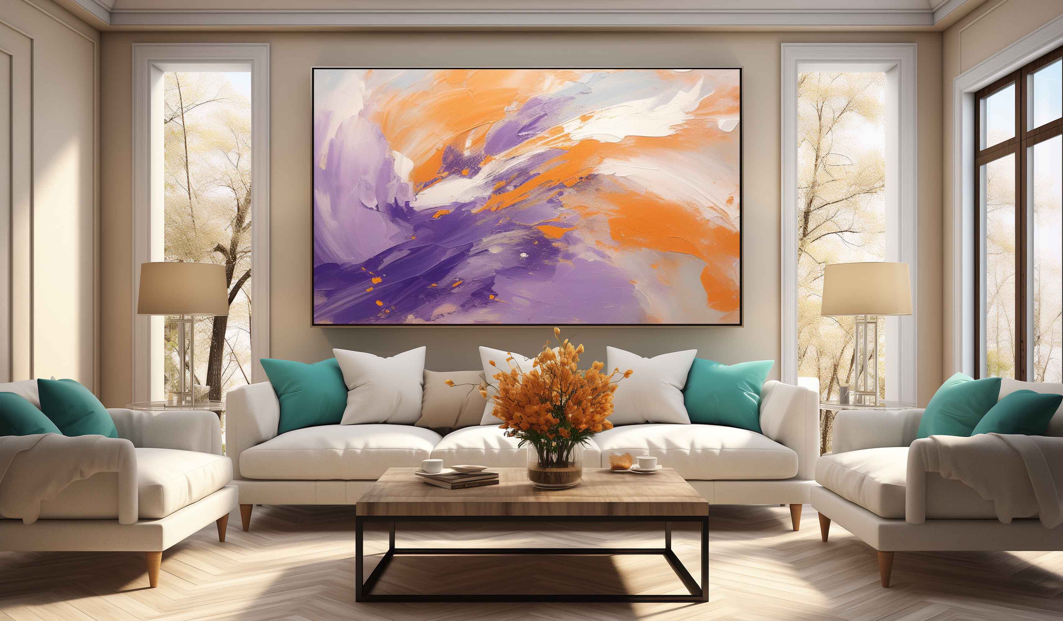 Wall Art Fluid Dynamic Swirls Abstract Energy