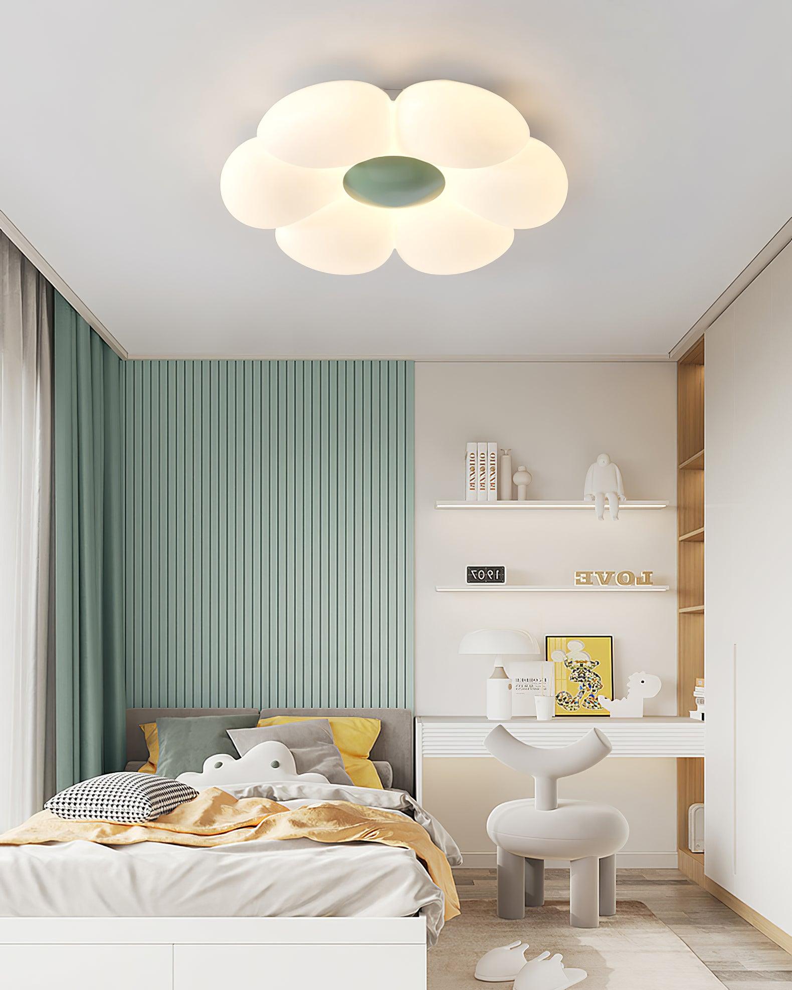 Six-leaf Flower Kids Room Ceiling Lamp - Blowlighting