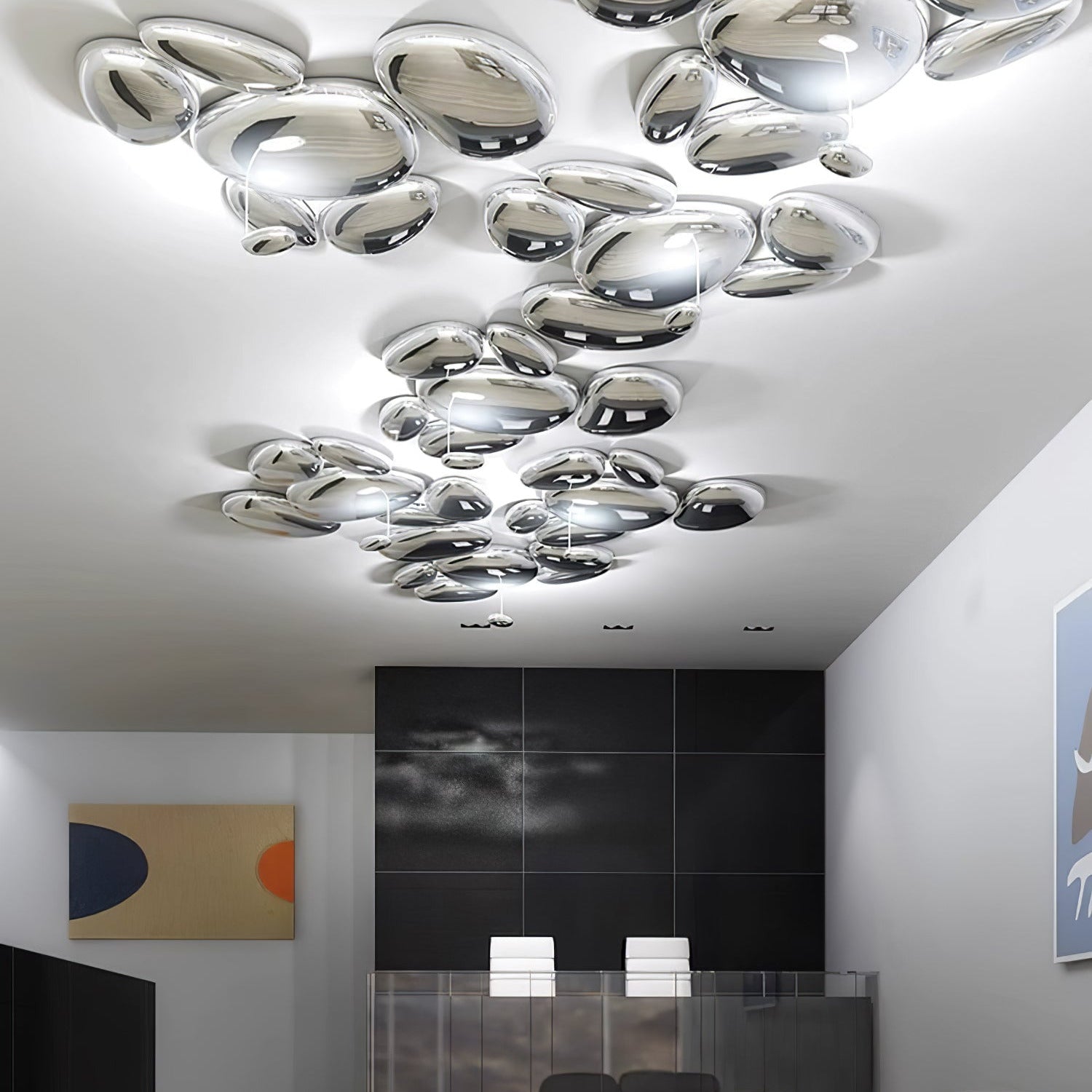 Lava Contemporary Skydro Ceiling Light Smoke Gray - Neutralighting
