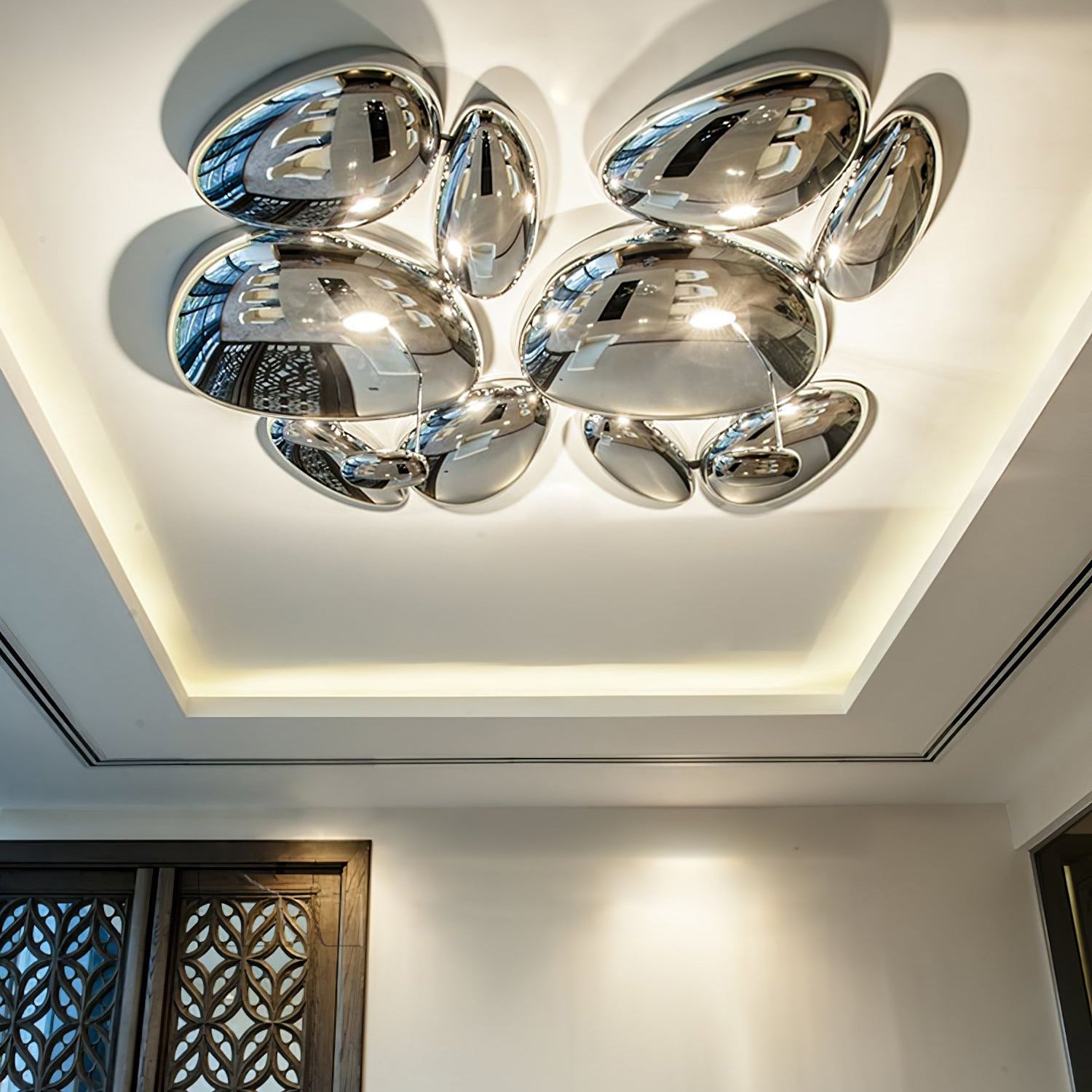 Lava Contemporary Skydro Ceiling Light Smoke Gray - Neutralighting