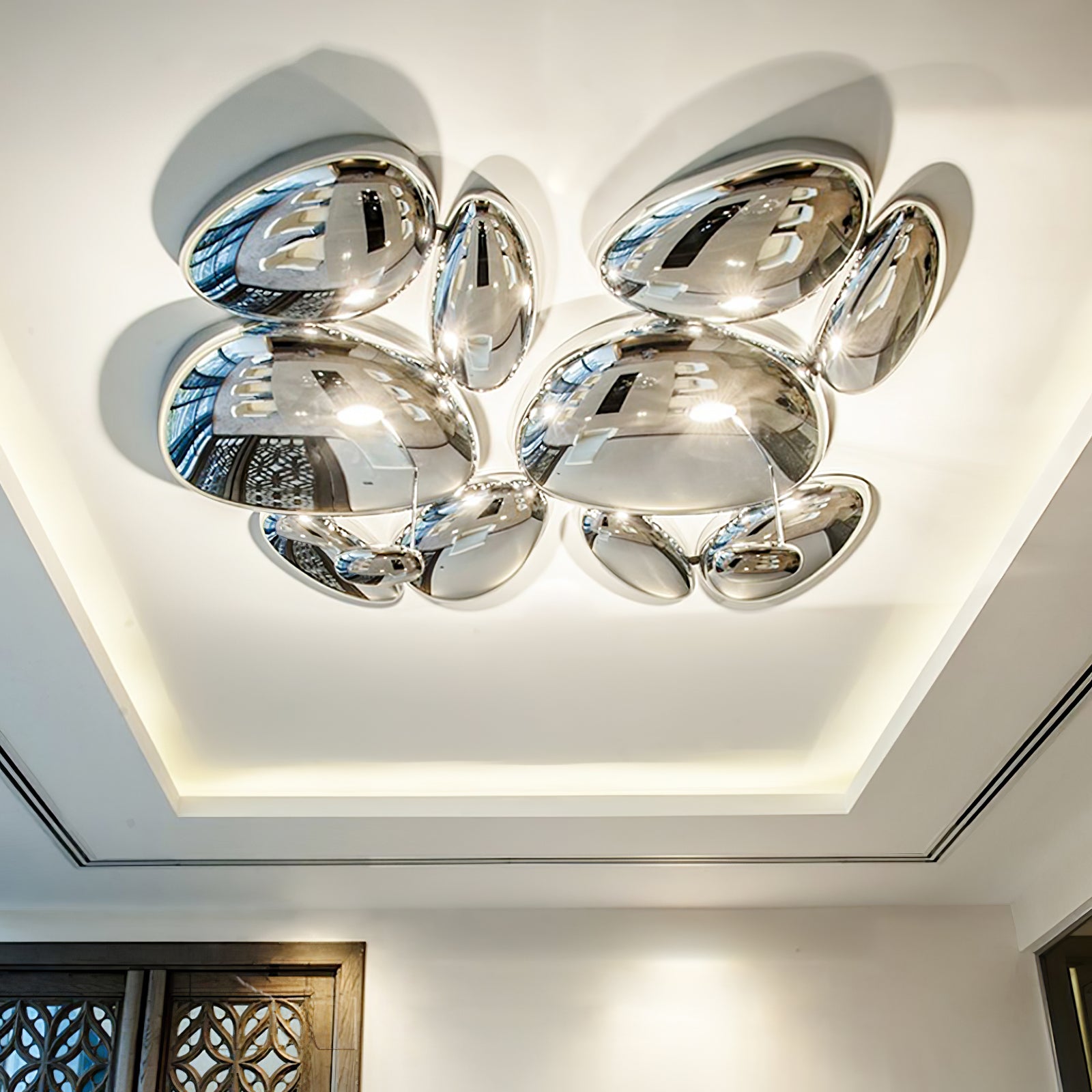 Lava Contemporary Skydro Ceiling Light Smoke Gray - Neutralighting