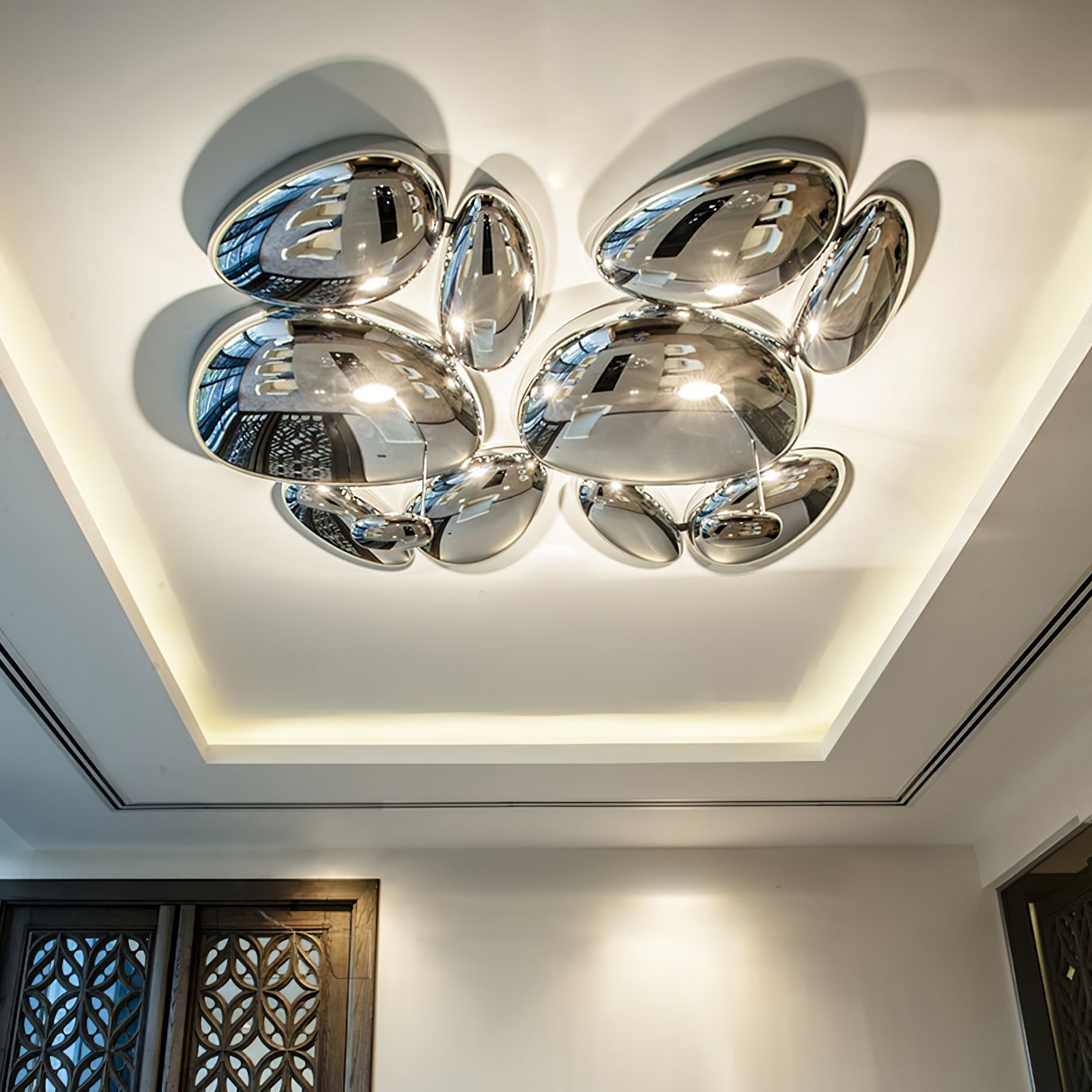Lava Contemporary Skydro Ceiling Light Smoke Gray - Neutralighting