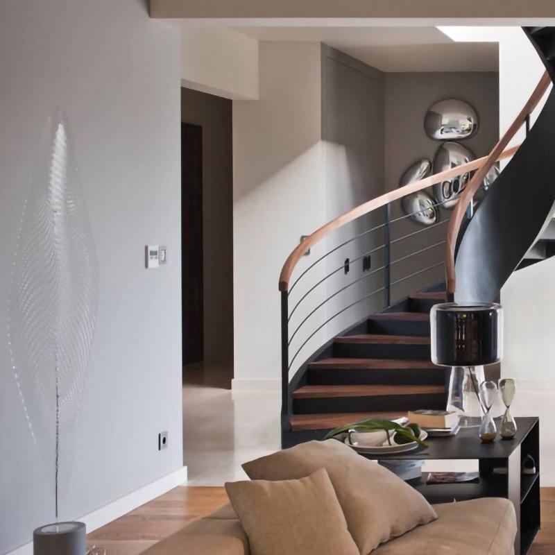 Lava Contemporary Skydro Ceiling Light Smoke Gray - Neutralighting