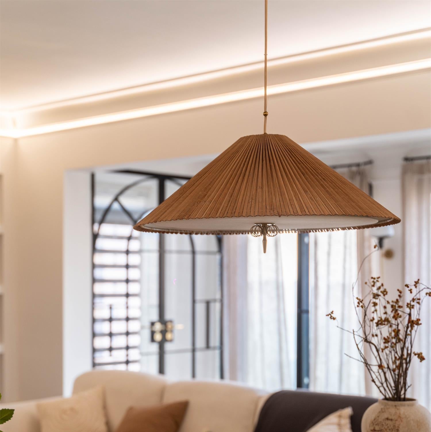 Feyla Natural Woven Pendant Lamp - Neutralighting