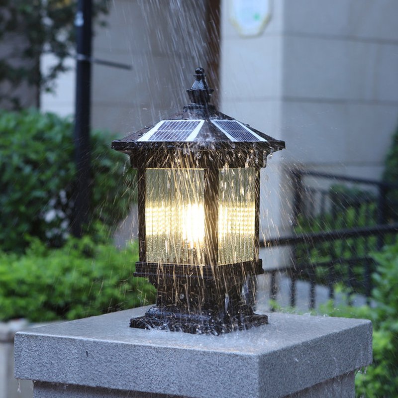 Ray Vintage Classic Lantern Solar Outdoor Light - Neutralighting