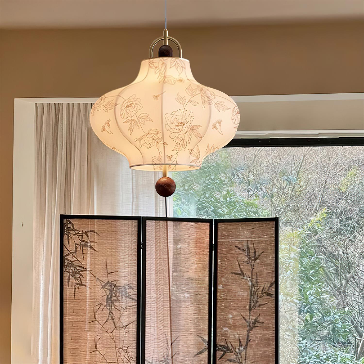Calira Fabric Pendant Lamp - Neutralighting