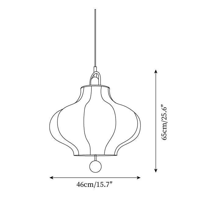 Calira Fabric Pendant Lamp - Neutralighting