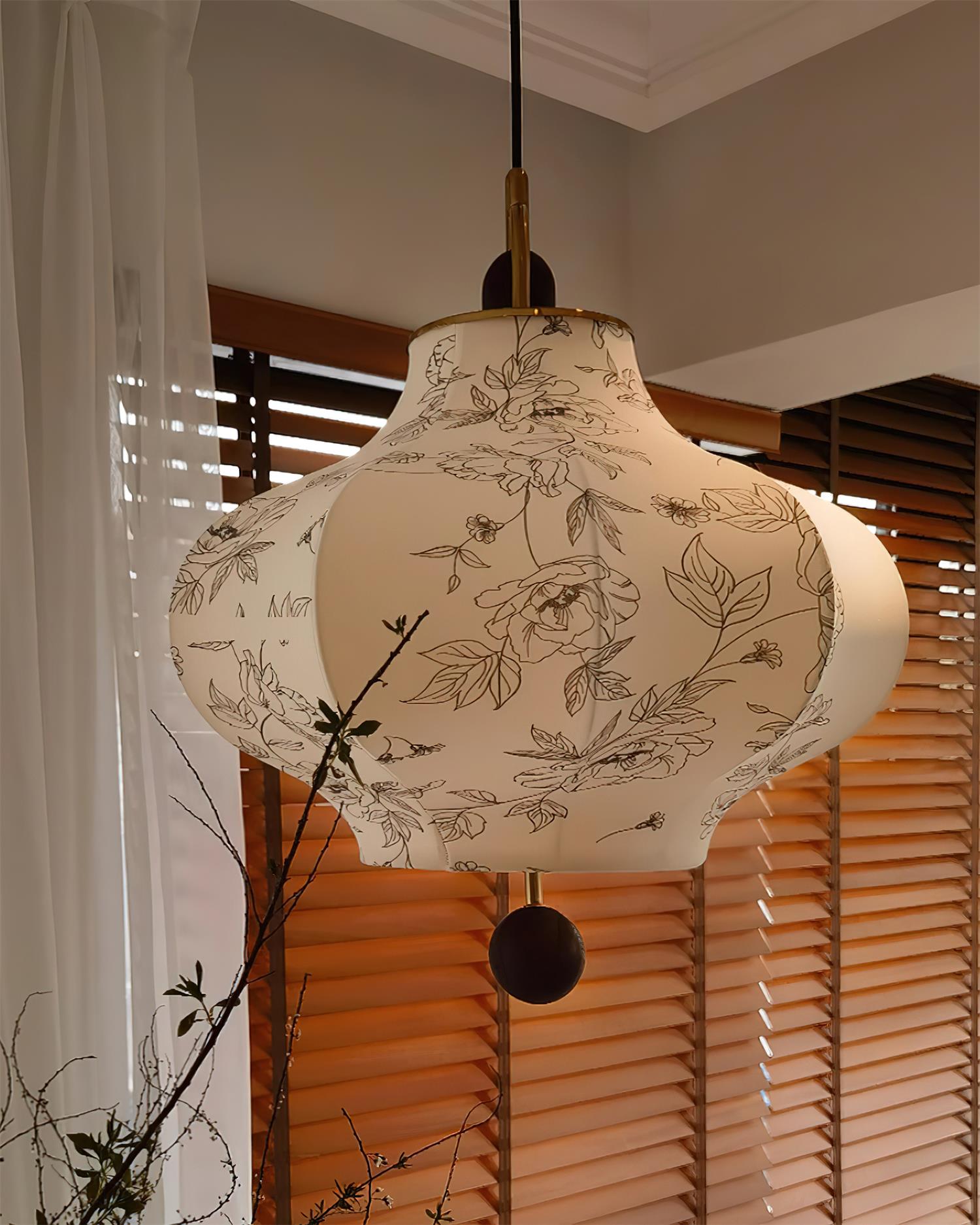 Calira Fabric Pendant Lamp - Neutralighting