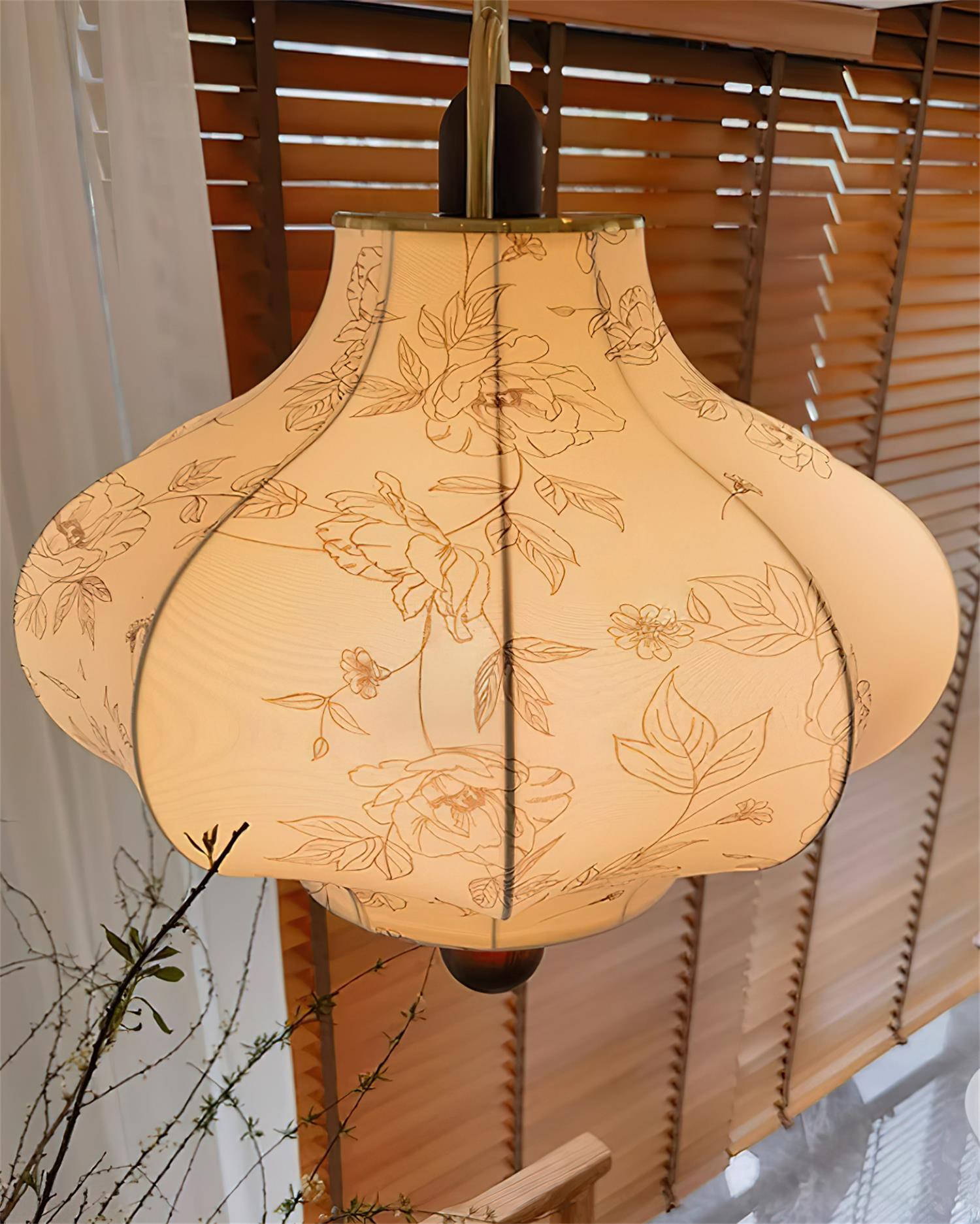 Calira Fabric Pendant Lamp - Neutralighting