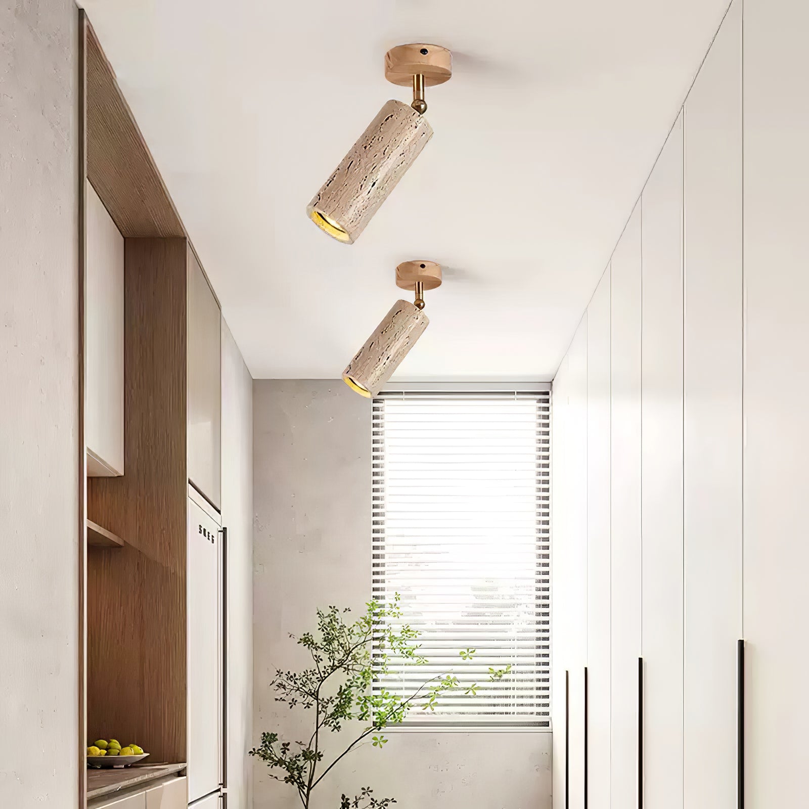 Mycaran Travertine Pendant Light - Neutralighting