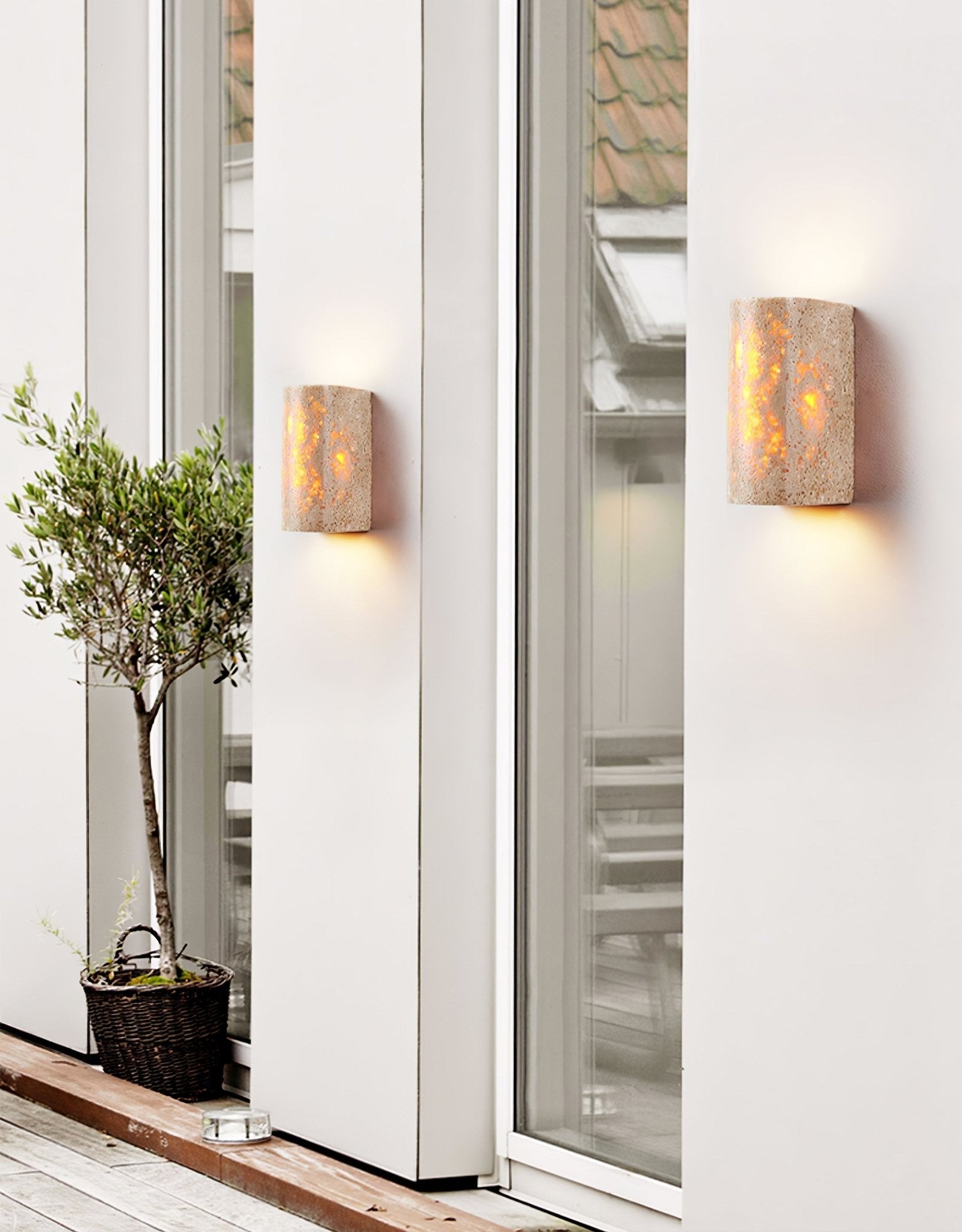 Sysilion Travertine Wall Light - Neutralighting
