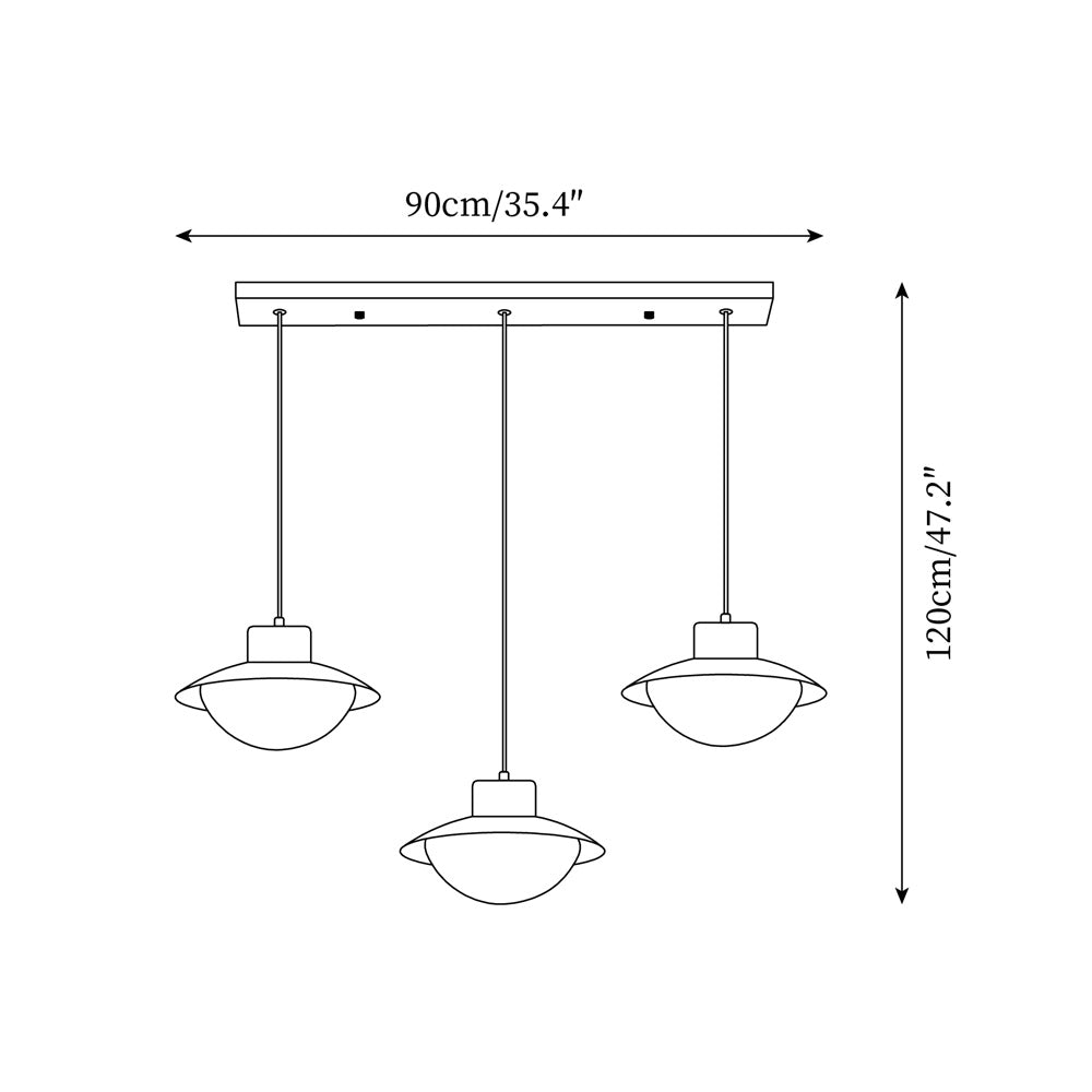 Pendant Lamp Metal and Wood PE Shade Dome Shape Minimalist - Neutralighting