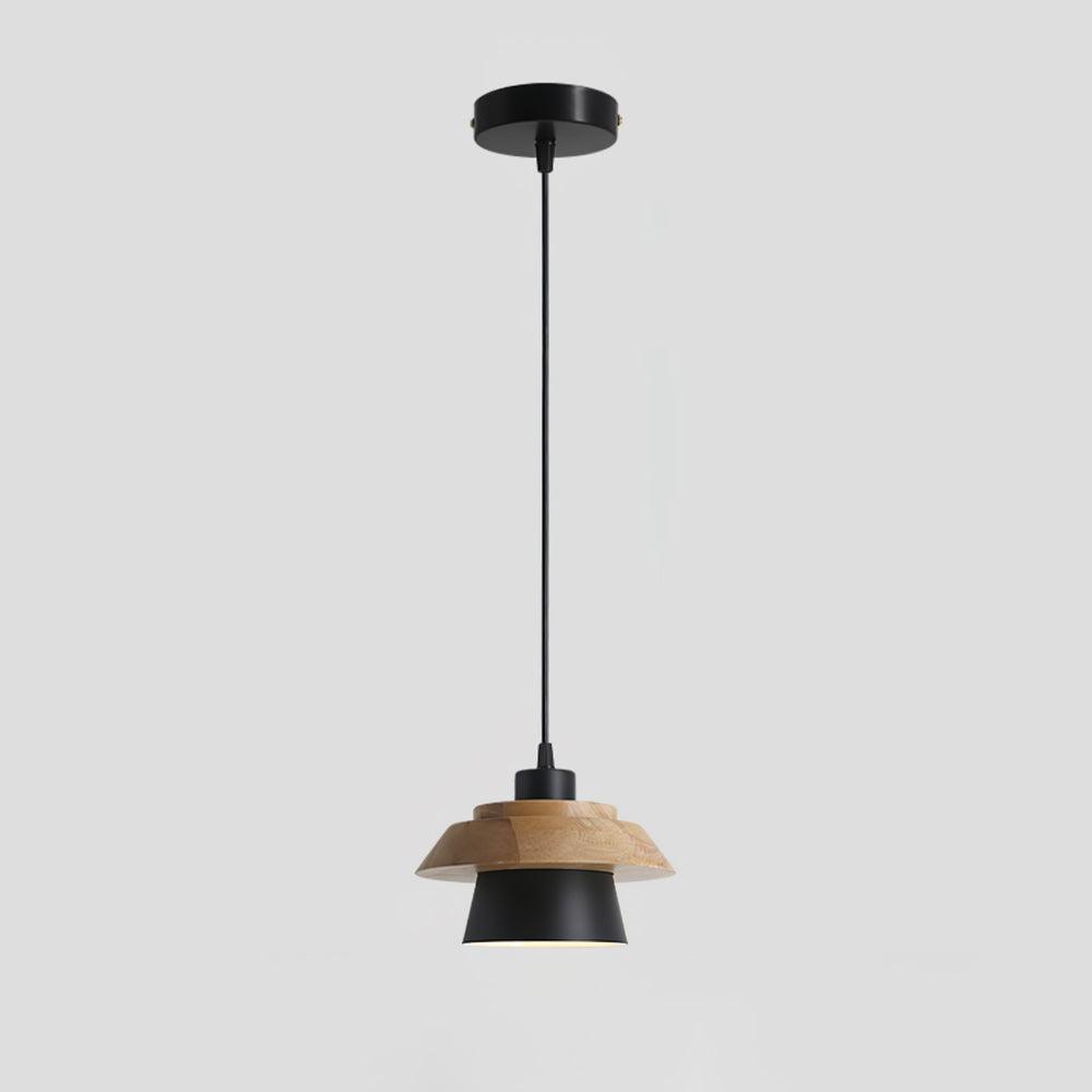 Arisha Modern Metal/Wood Pendant Light, Multi Color - Neutralighting