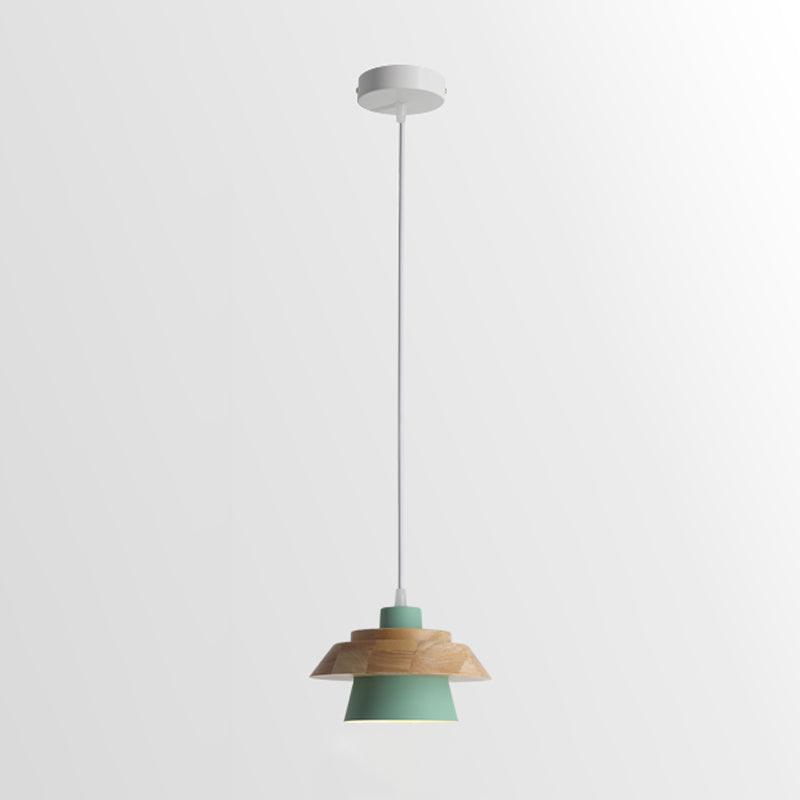 Arisha Modern Metal/Wood Pendant Light, Multi Color - Neutralighting