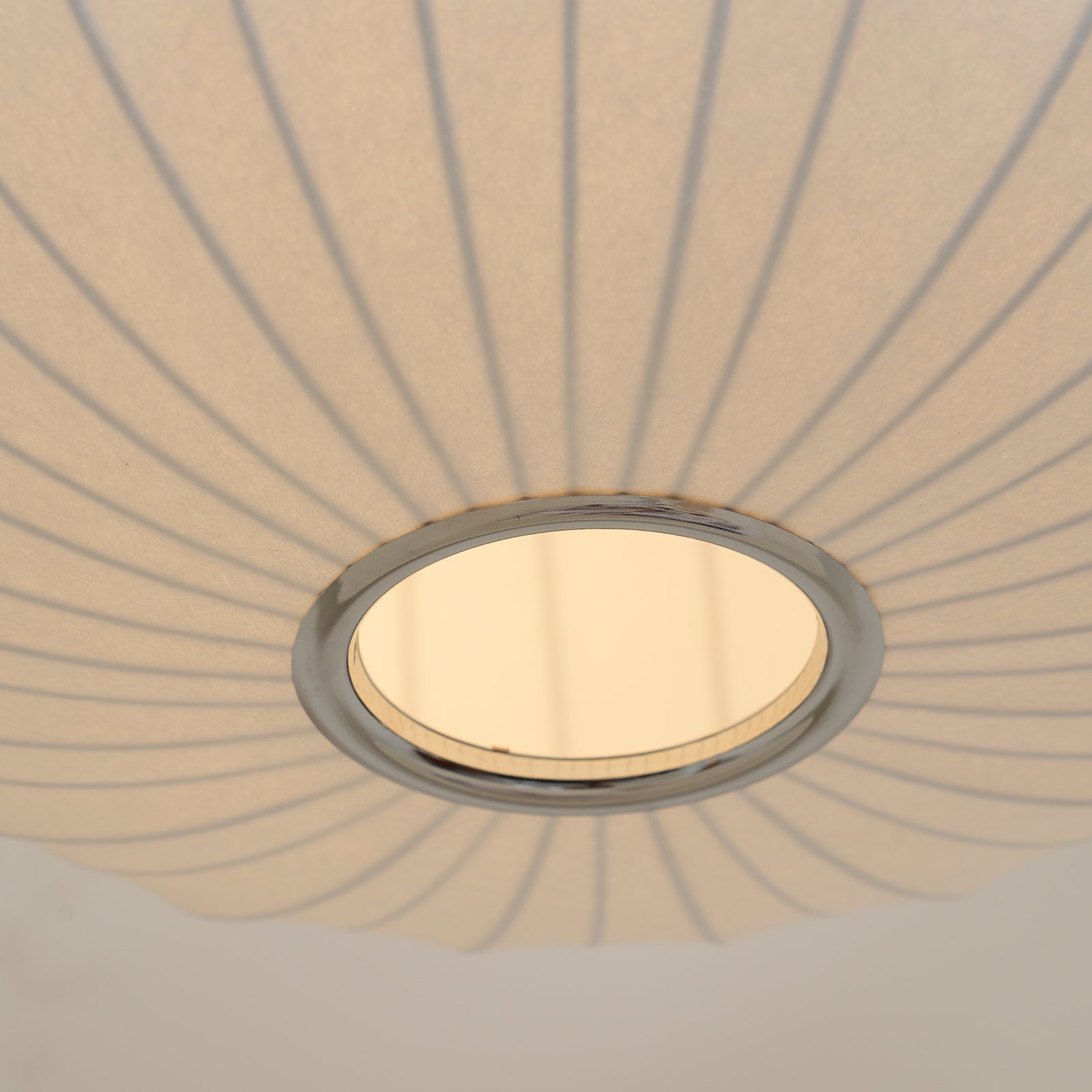 Pendant Light Silk Bell Shade Pleated Curved Modern Minimalist - Neutralighting
