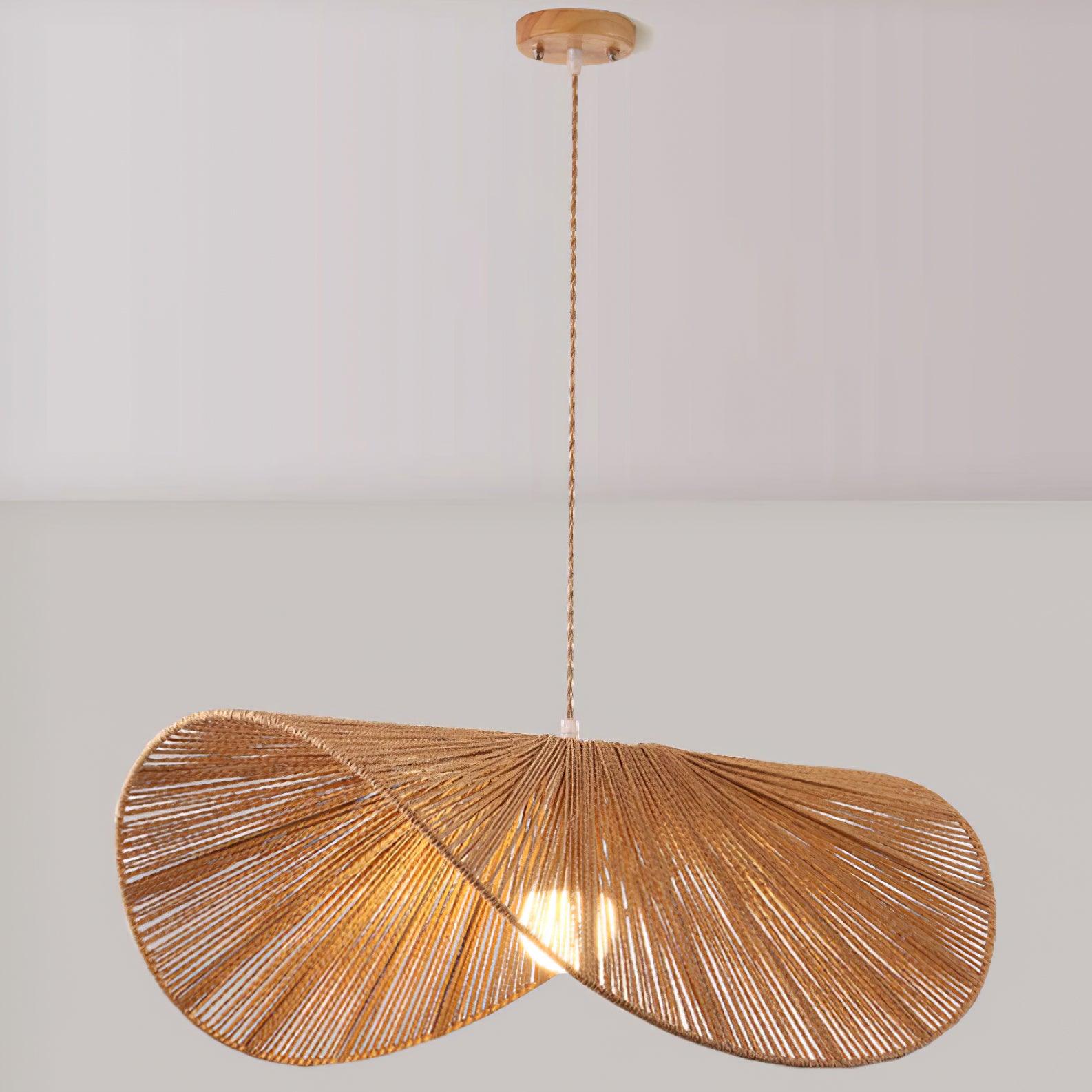 Solara Handwoven Natural Rattan Pendant Light - Neutralighting