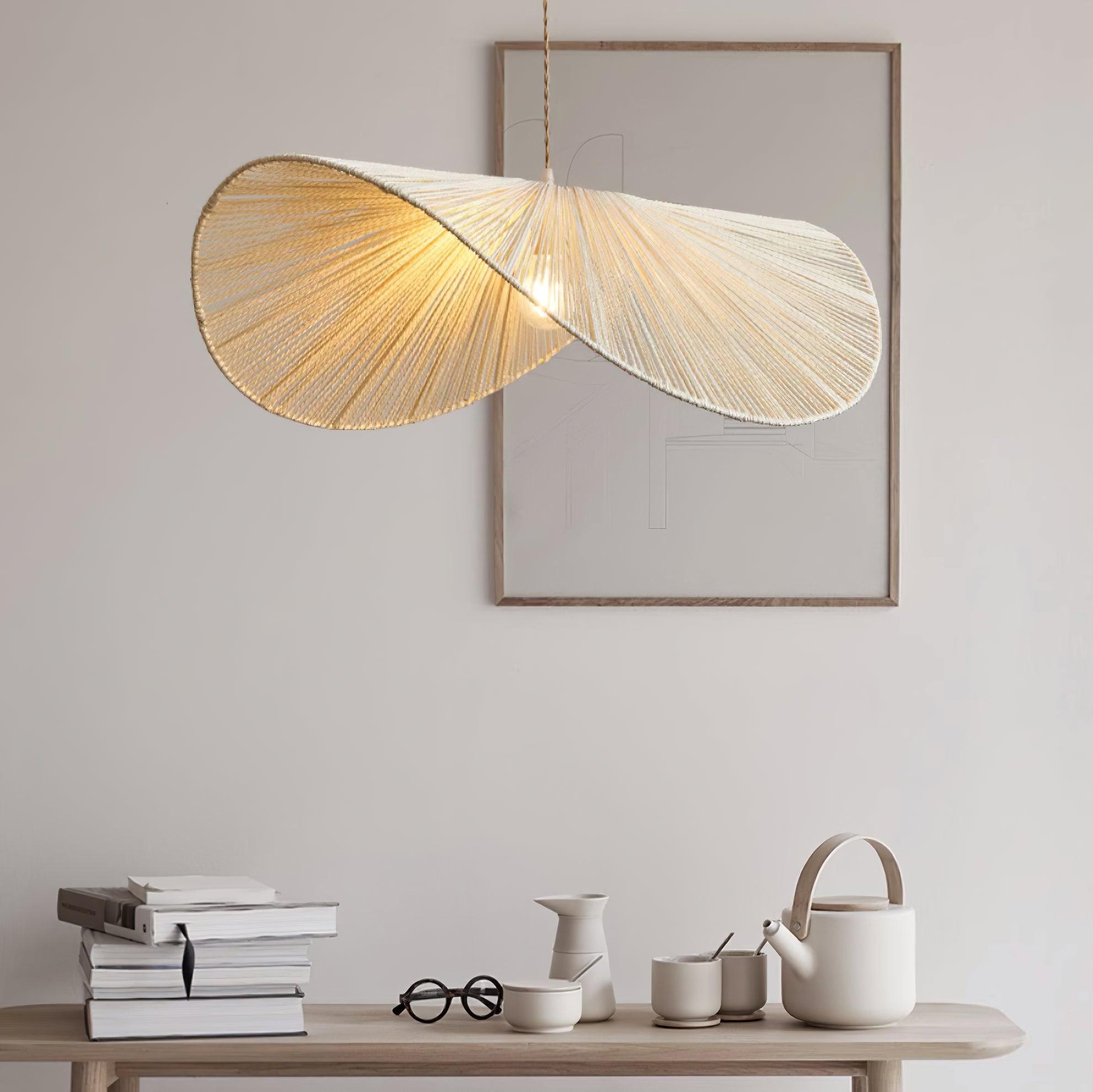 Solara Handwoven Natural Rattan Pendant Light - Neutralighting