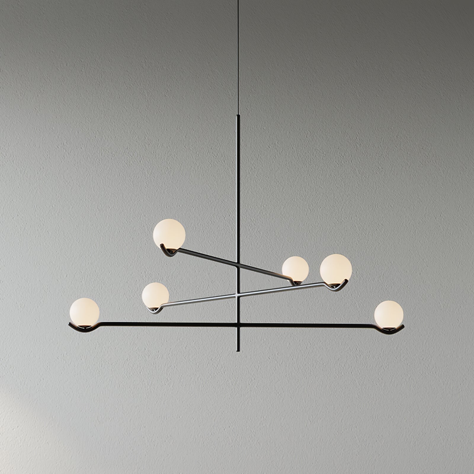 Fayno White Globe Chandelier - Neutralighting