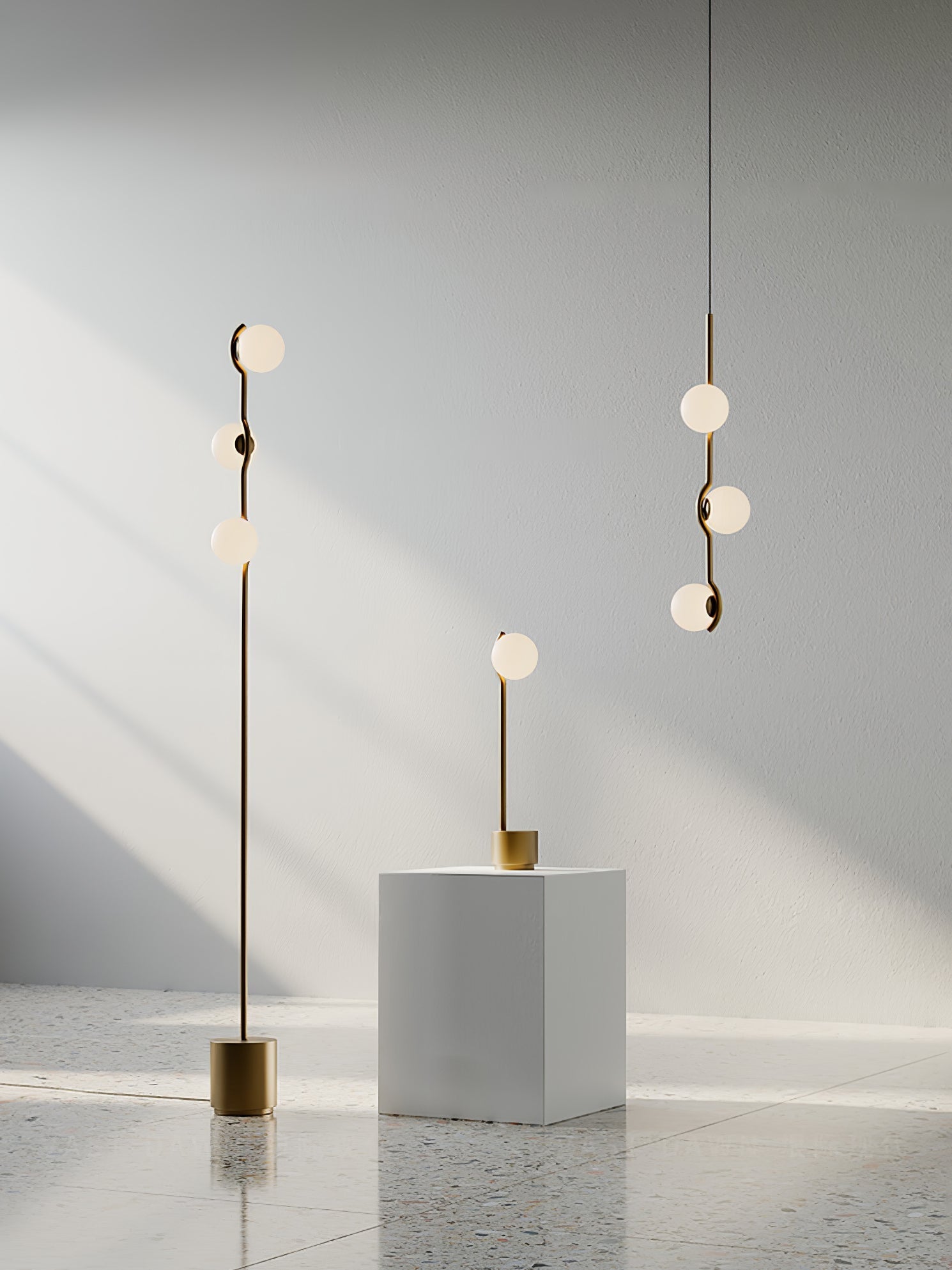 Fayno White Globe Chandelier - Neutralighting
