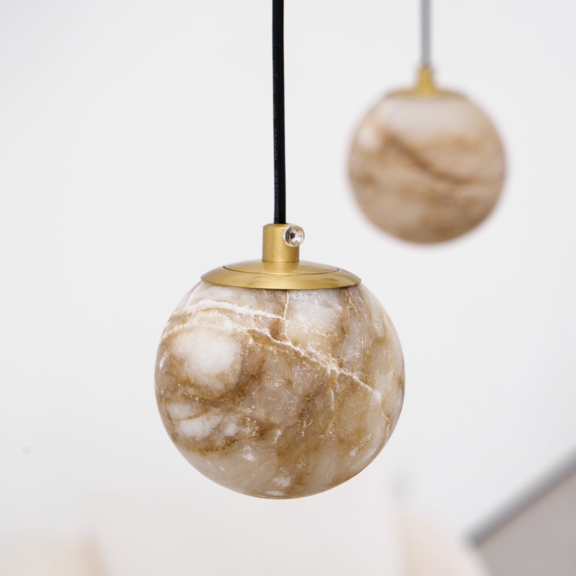 Sultana Chandelier Alabaster Cluster Orb Cascade - Neutralighting
