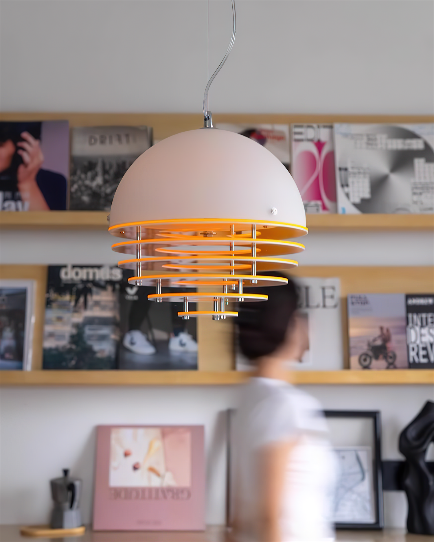 Pendant Lamp Modern Layered Acrylic Shade Soft Glow Dining Room - Neutralighting