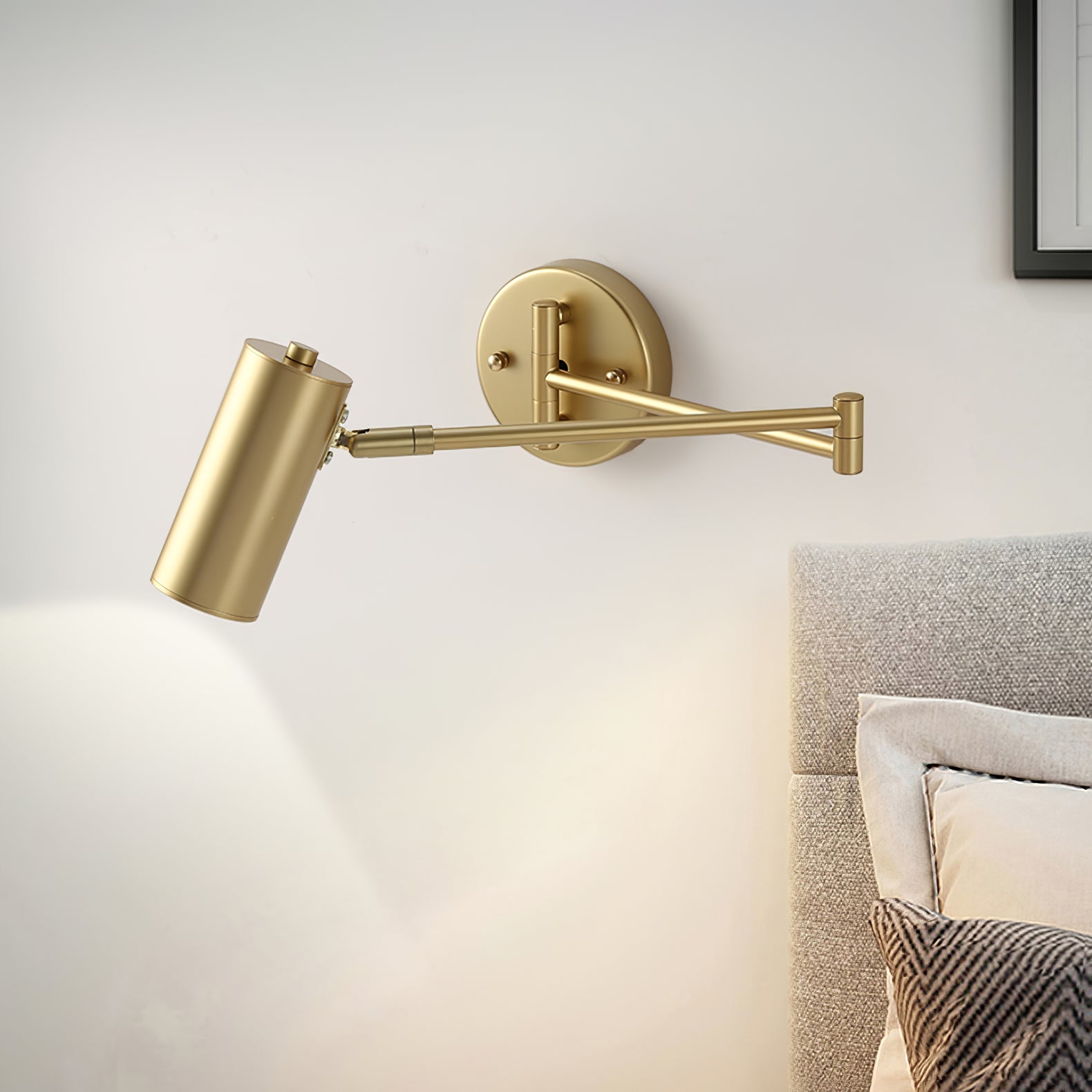 Axel Adjustable Swing Arm Wall Lamp - Neutralighting