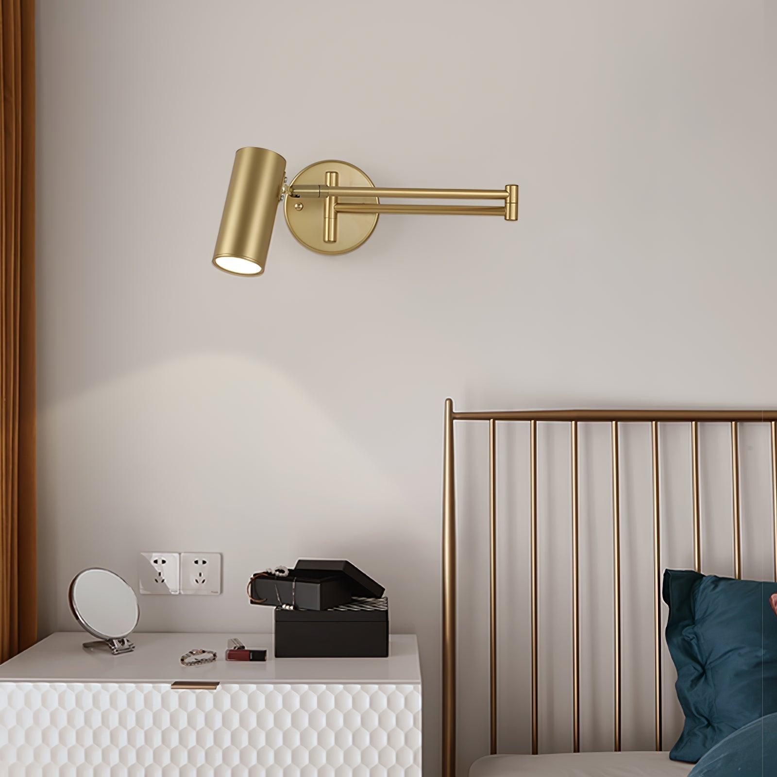 Axel Adjustable Swing Arm Wall Lamp - Neutralighting