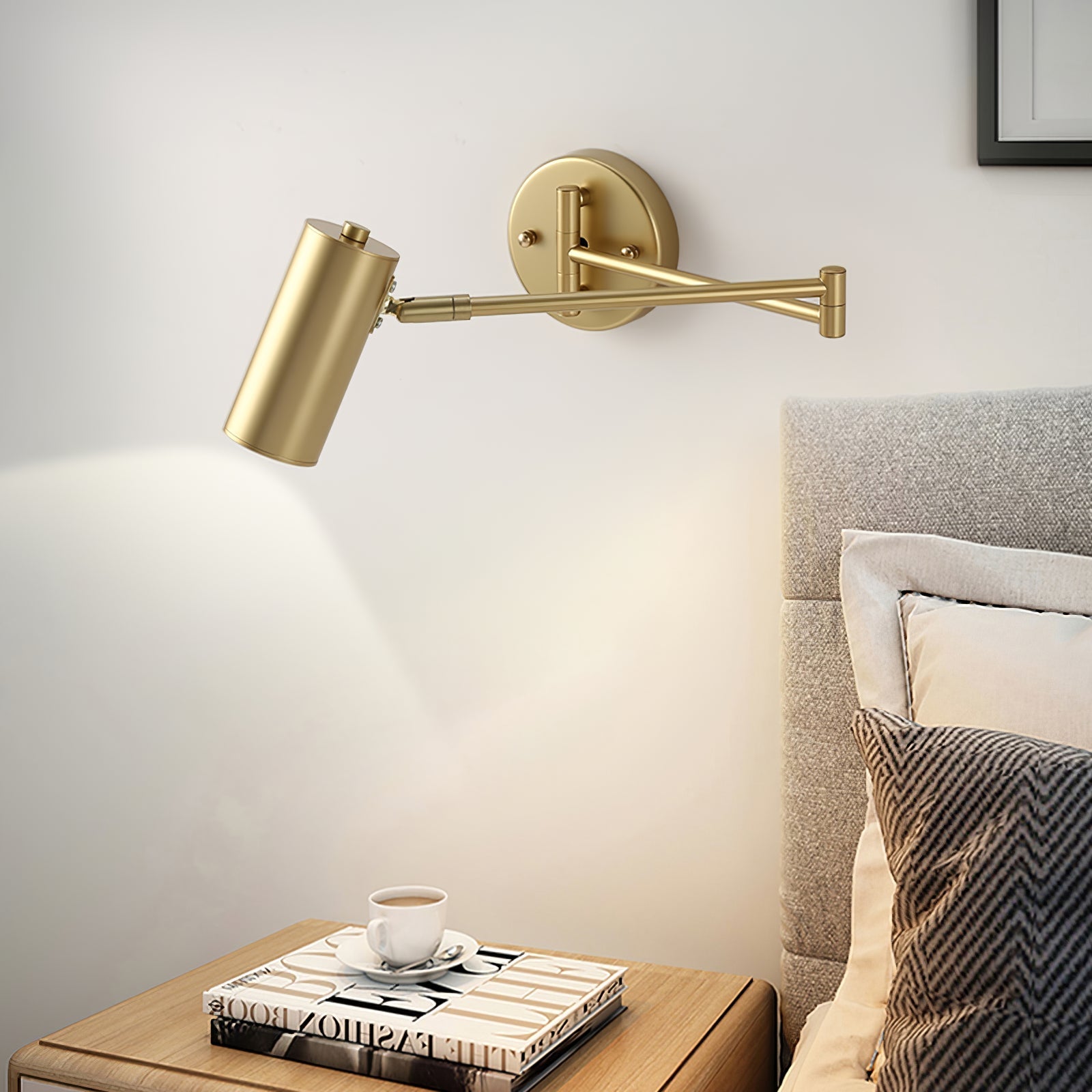 Axel Adjustable Swing Arm Wall Lamp - Neutralighting